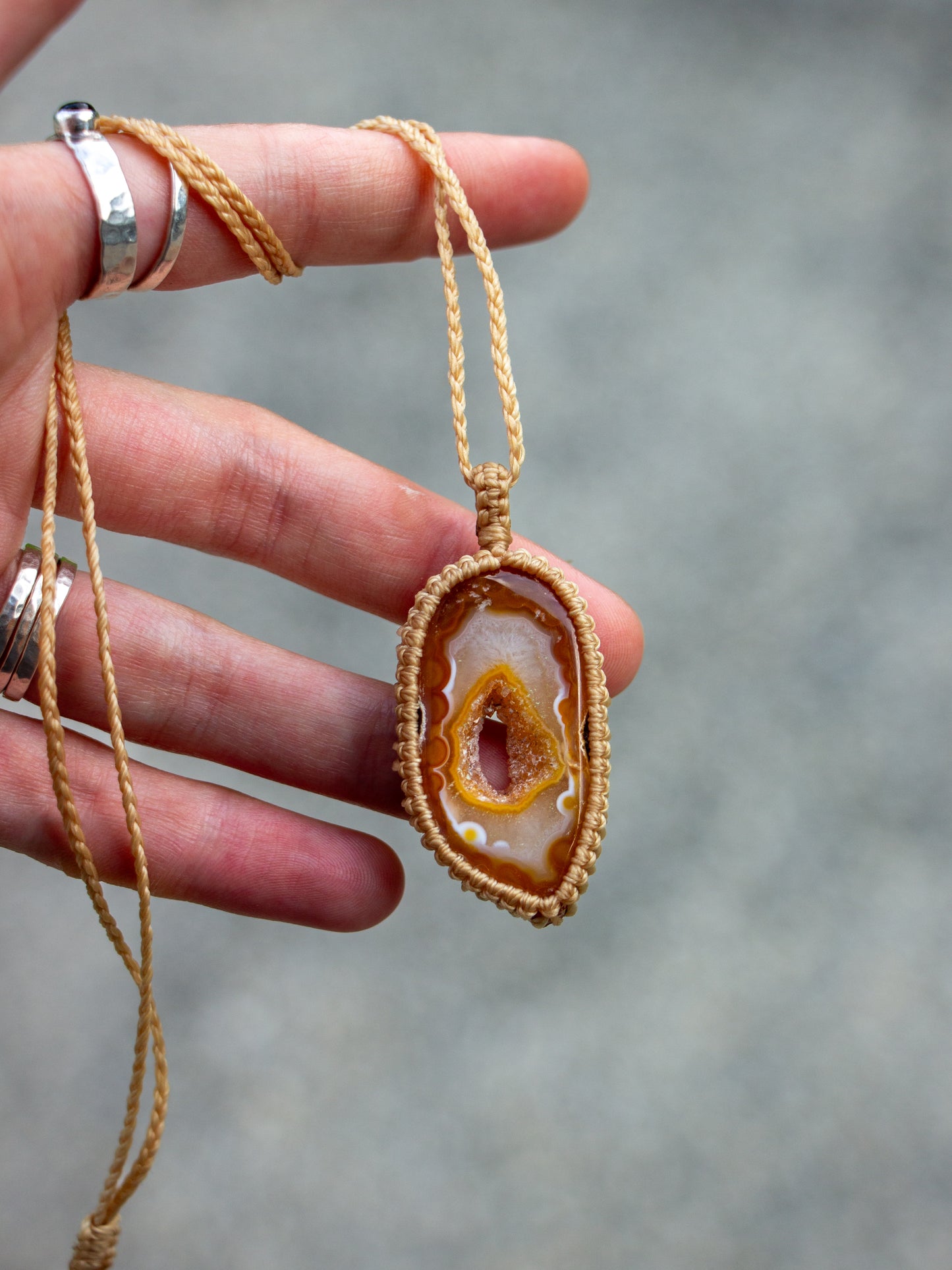 Agate necklace