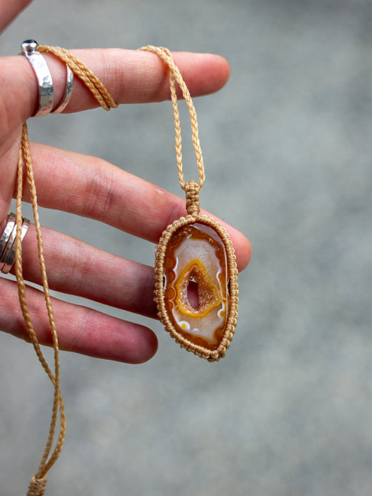 Agate necklace