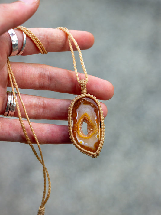 Agate necklace