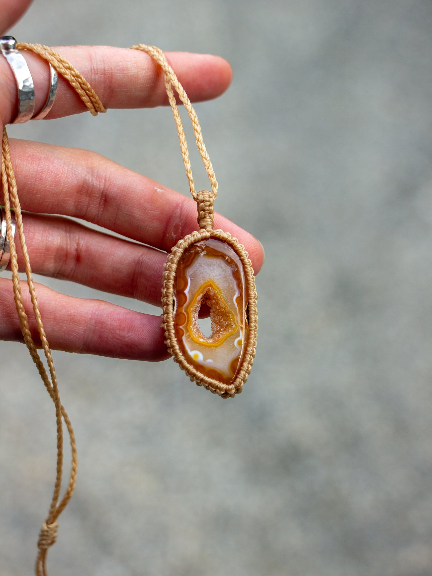 Agate necklace