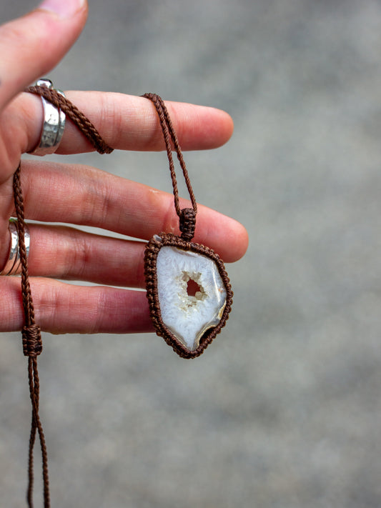 Agate necklace