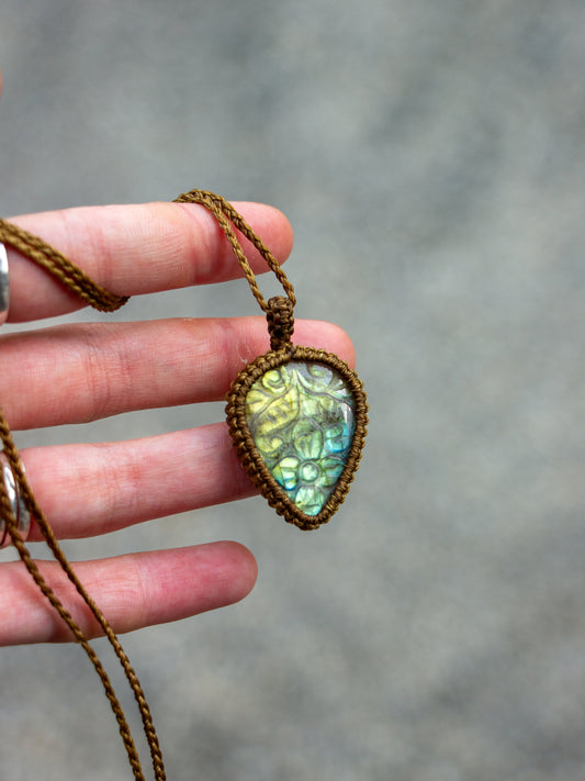 Labradorite necklace
