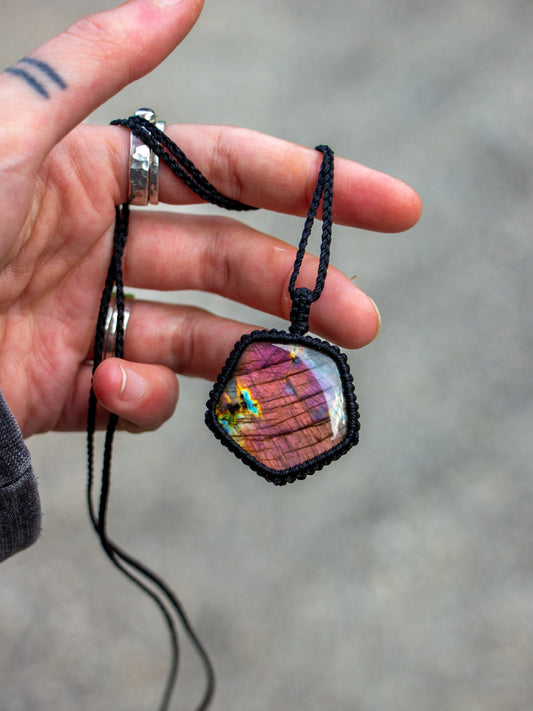 Labradorite necklace