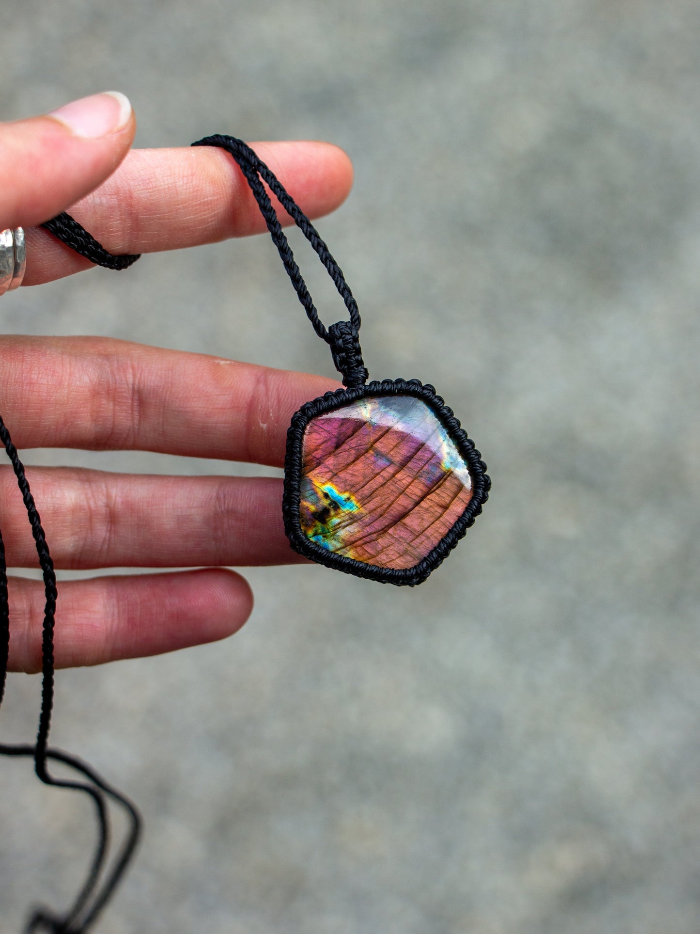 Labradorite necklace