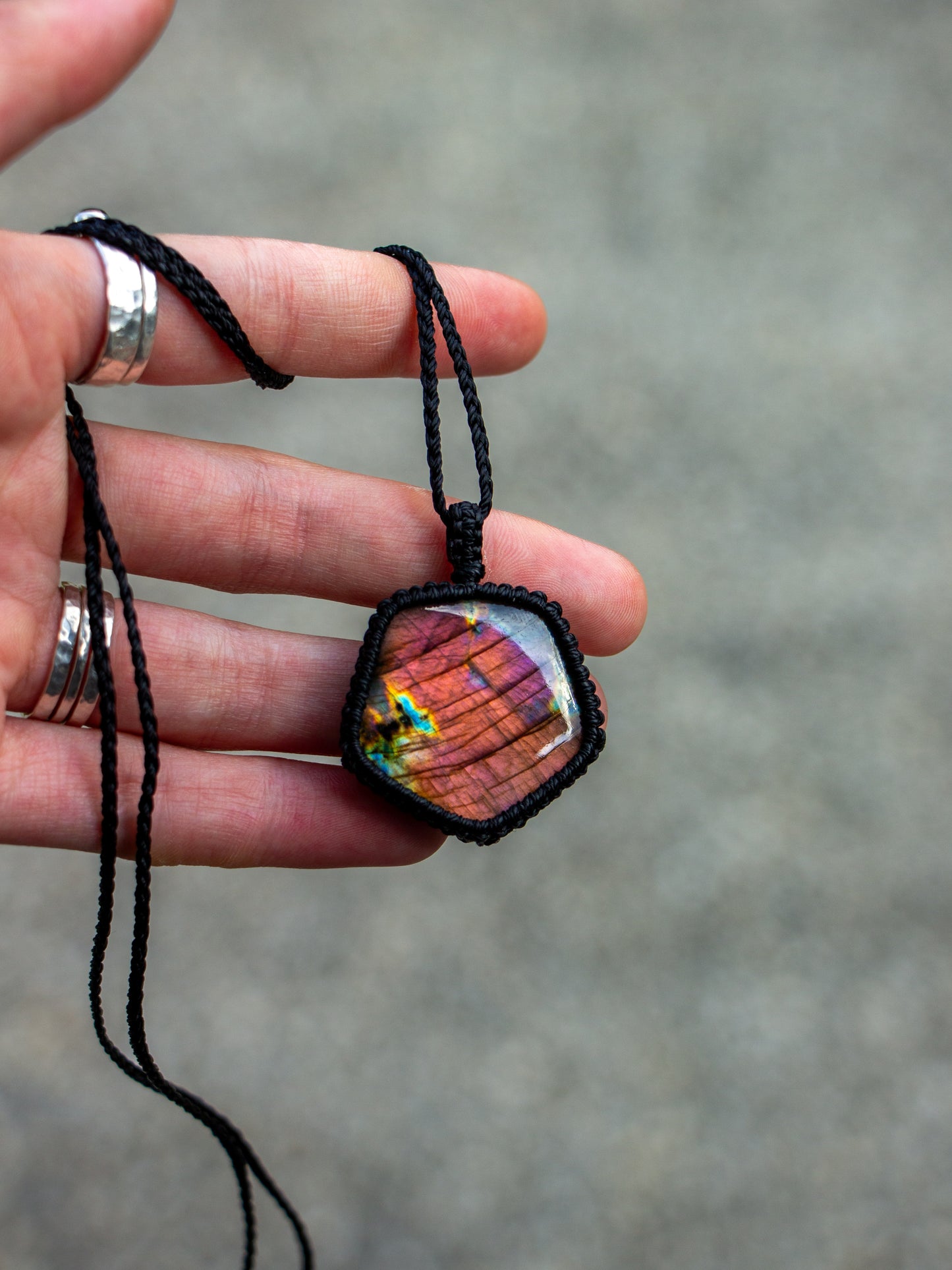 Labradorite necklace