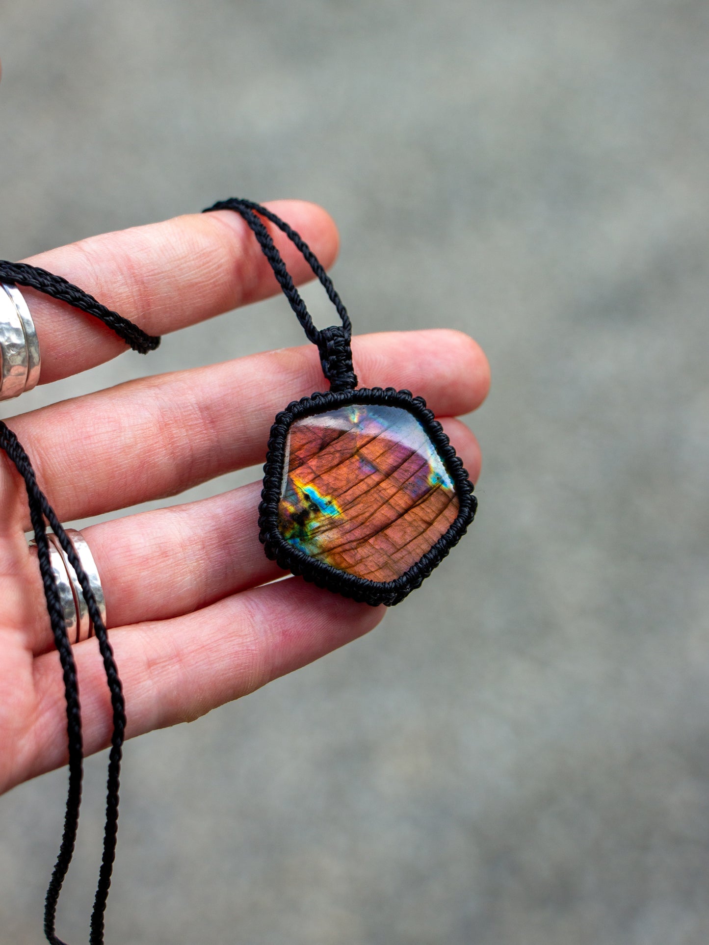 Labradorite necklace