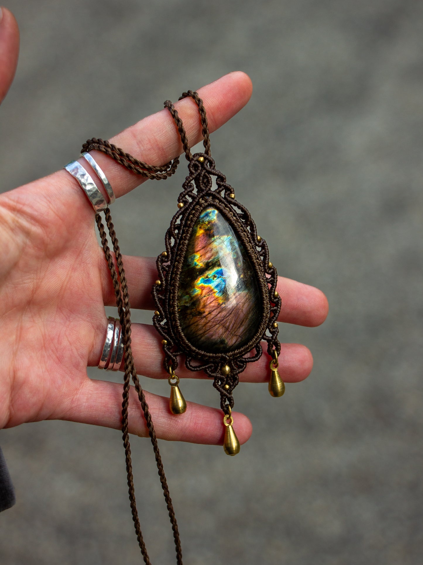 Labradorite necklace