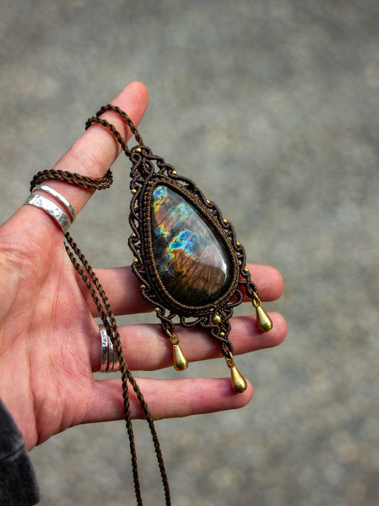 Labradorite necklace