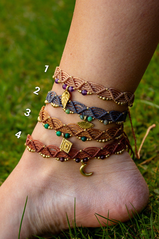 macrame anklet