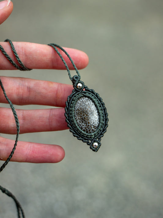 Fossil Coral necklace