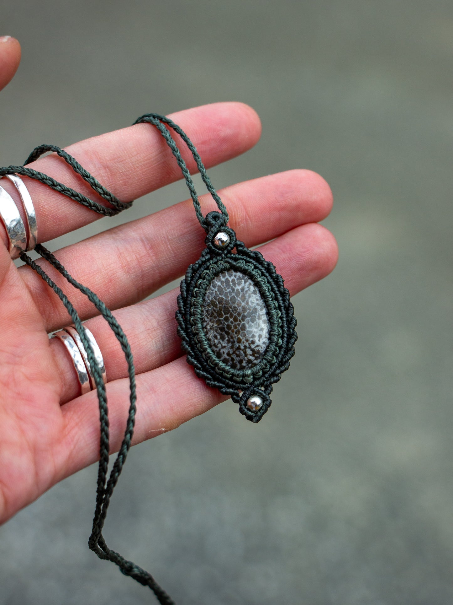 Fossil Coral necklace
