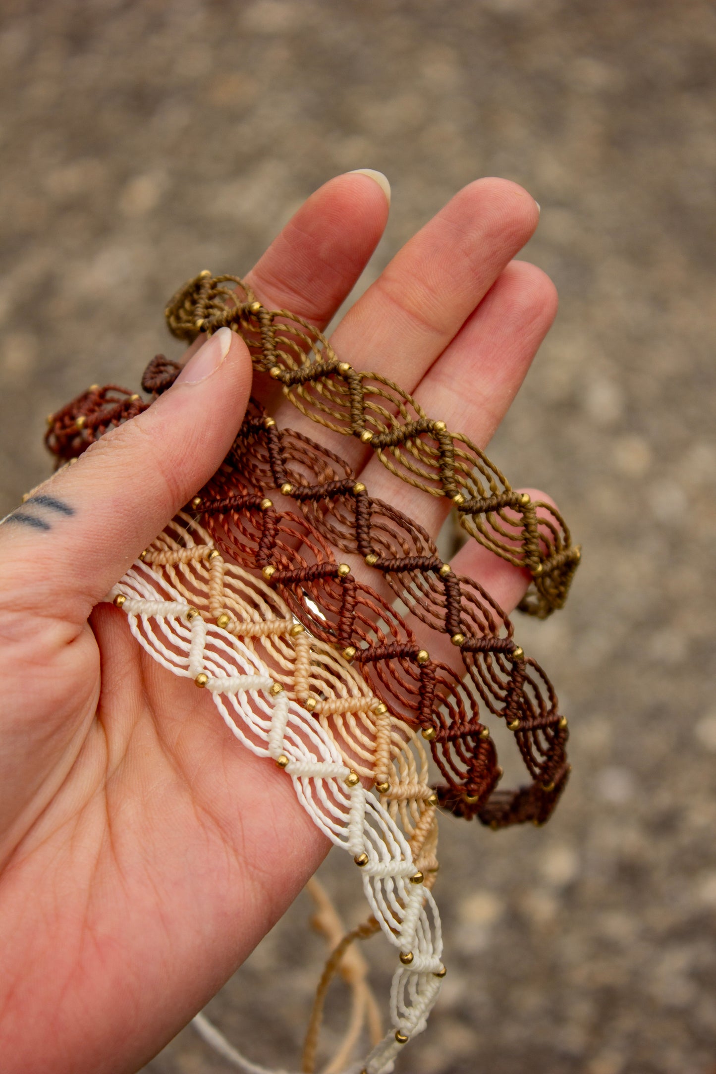 macrame anklet