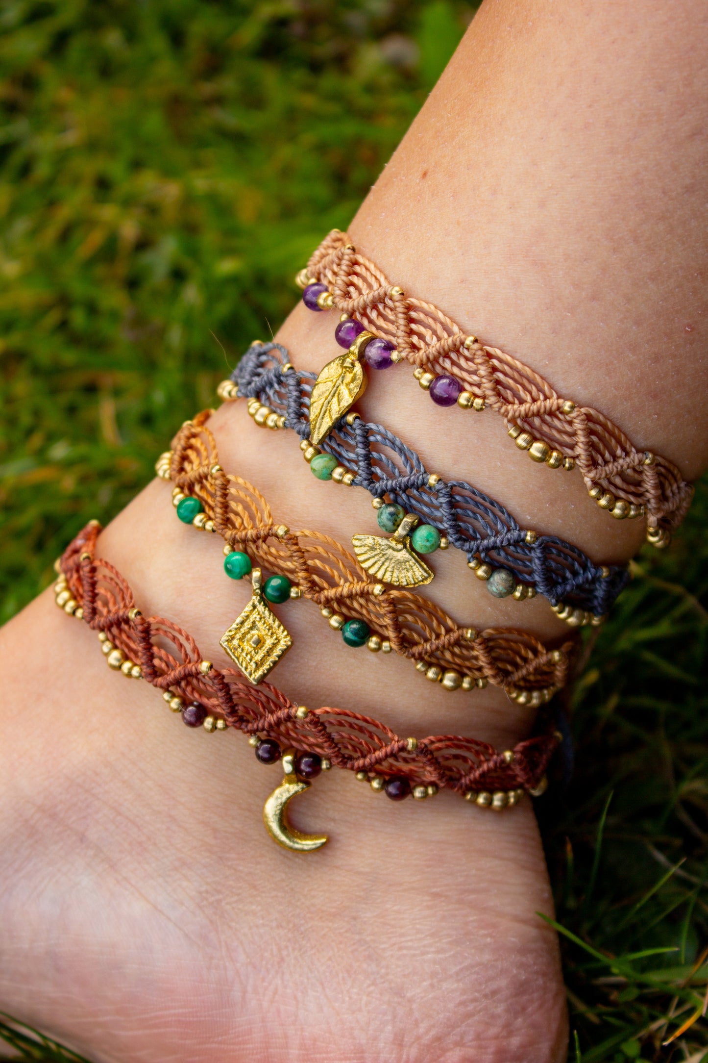 macrame anklet