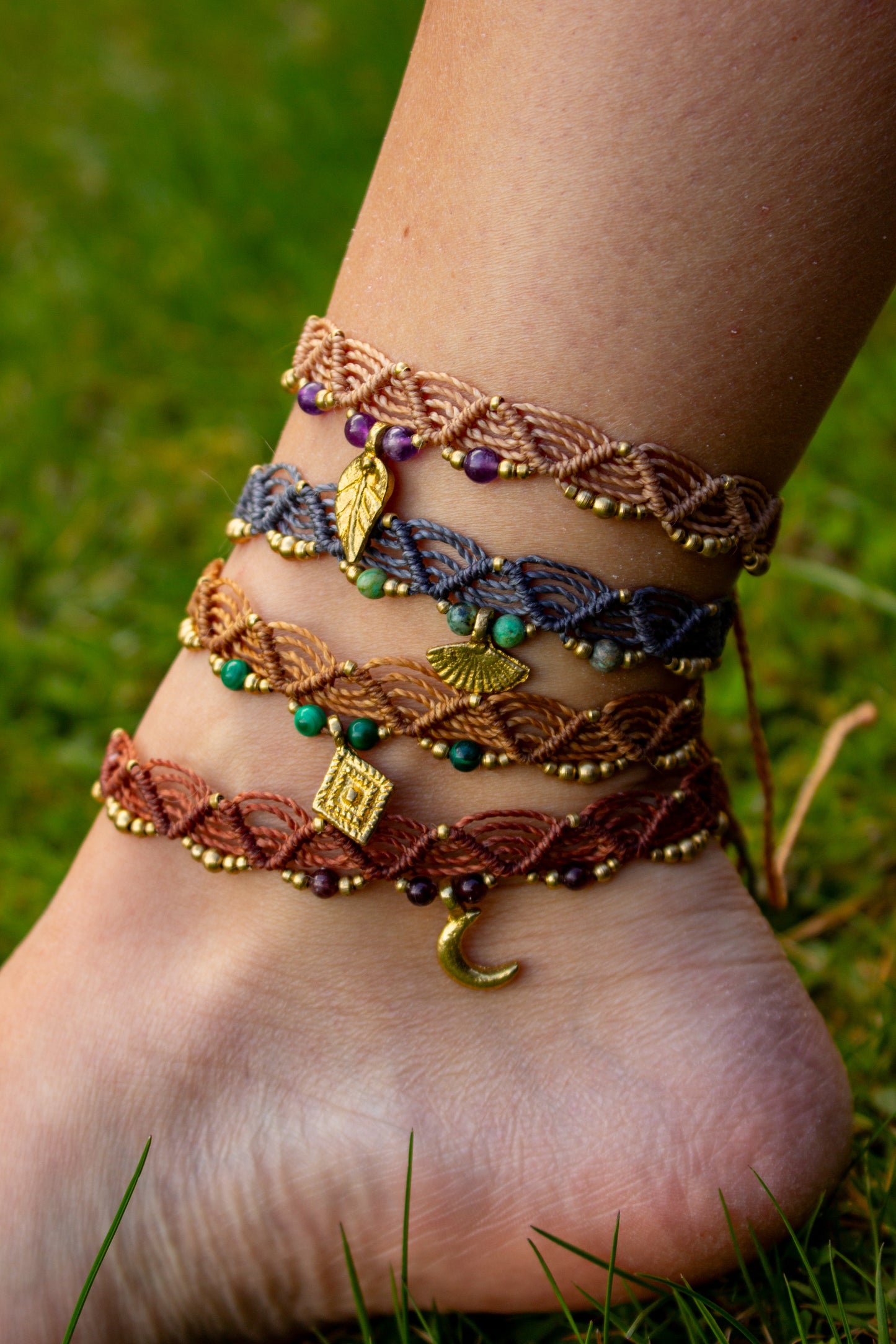 macrame anklet