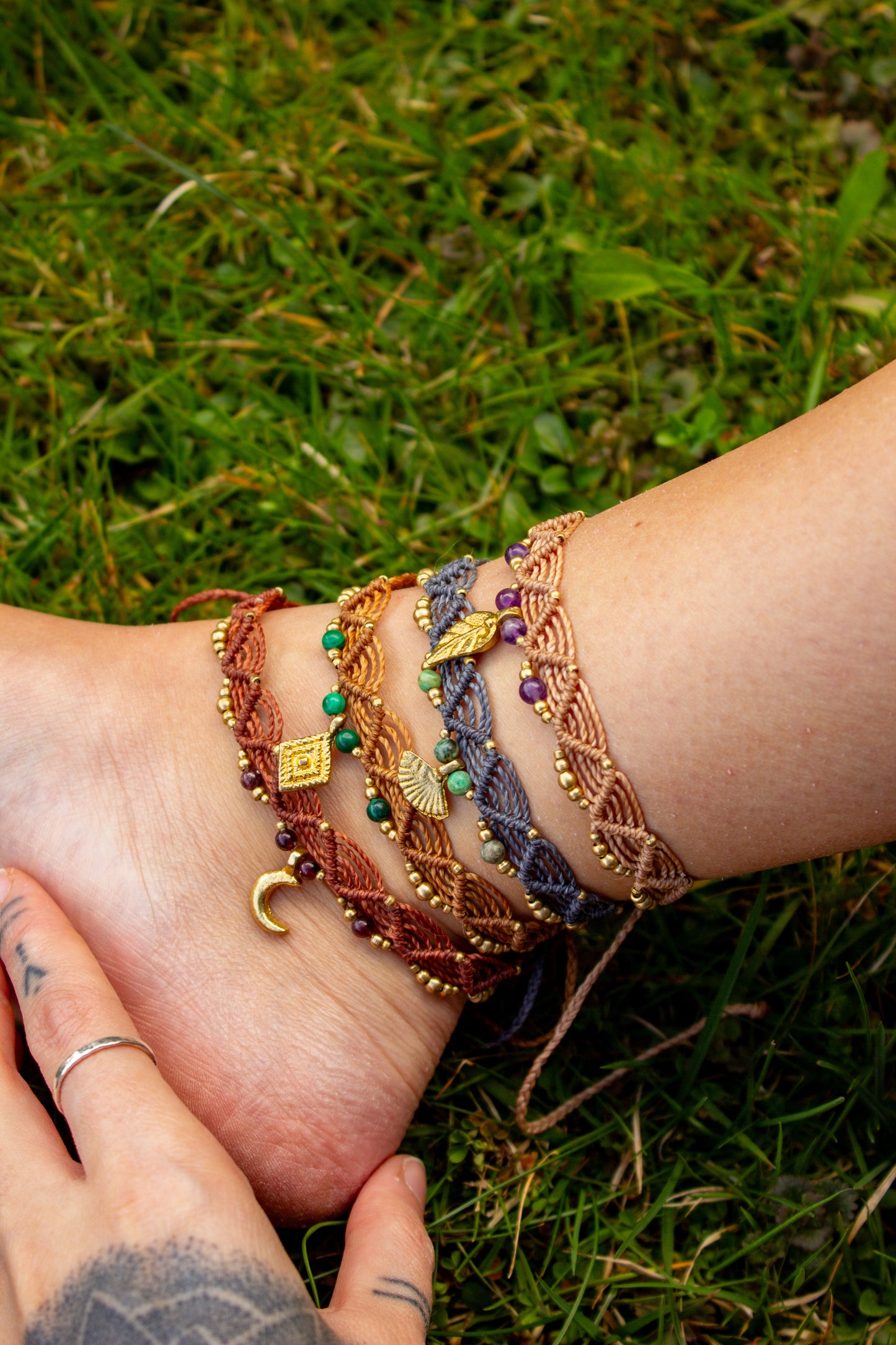 macrame anklet