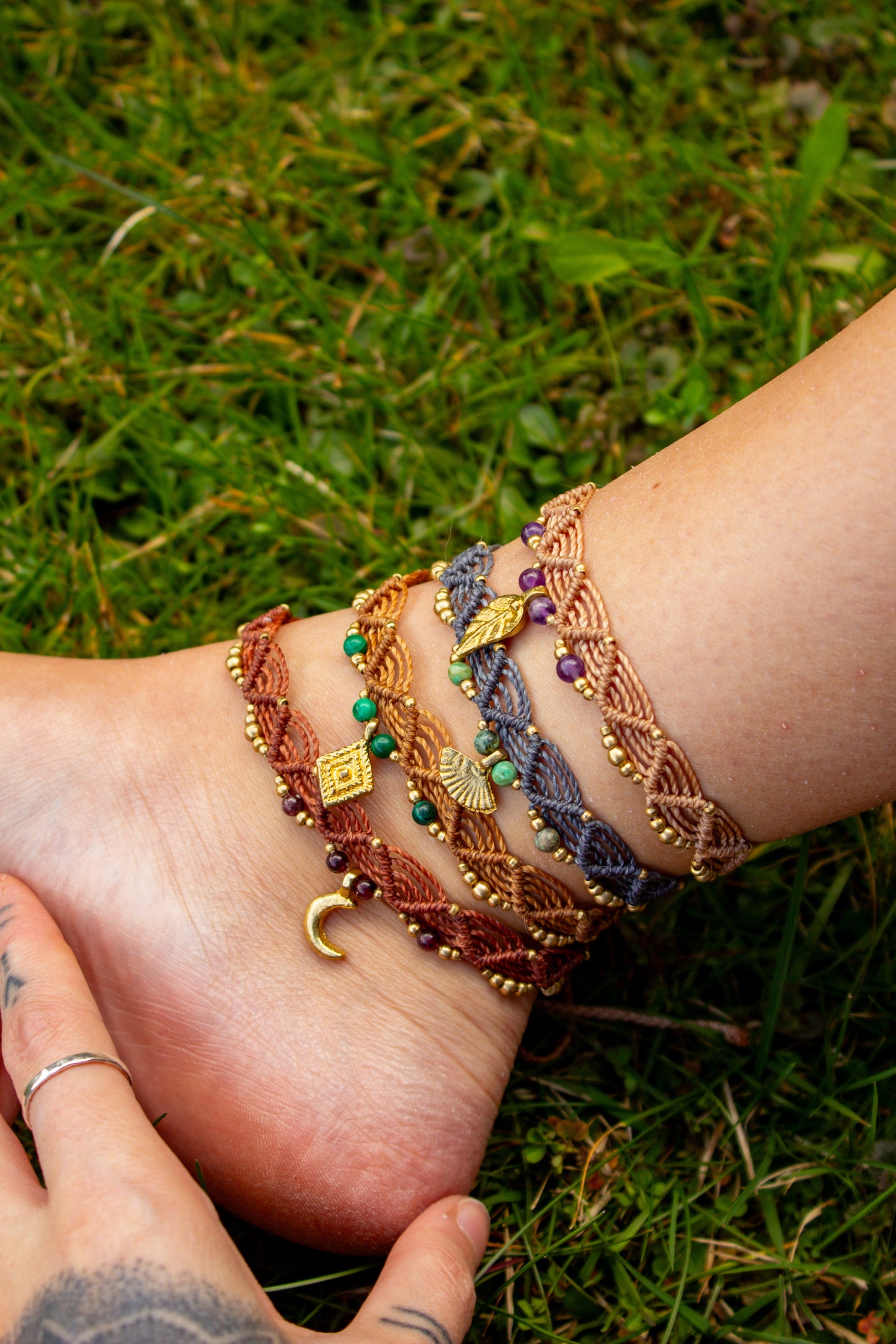 macrame anklet