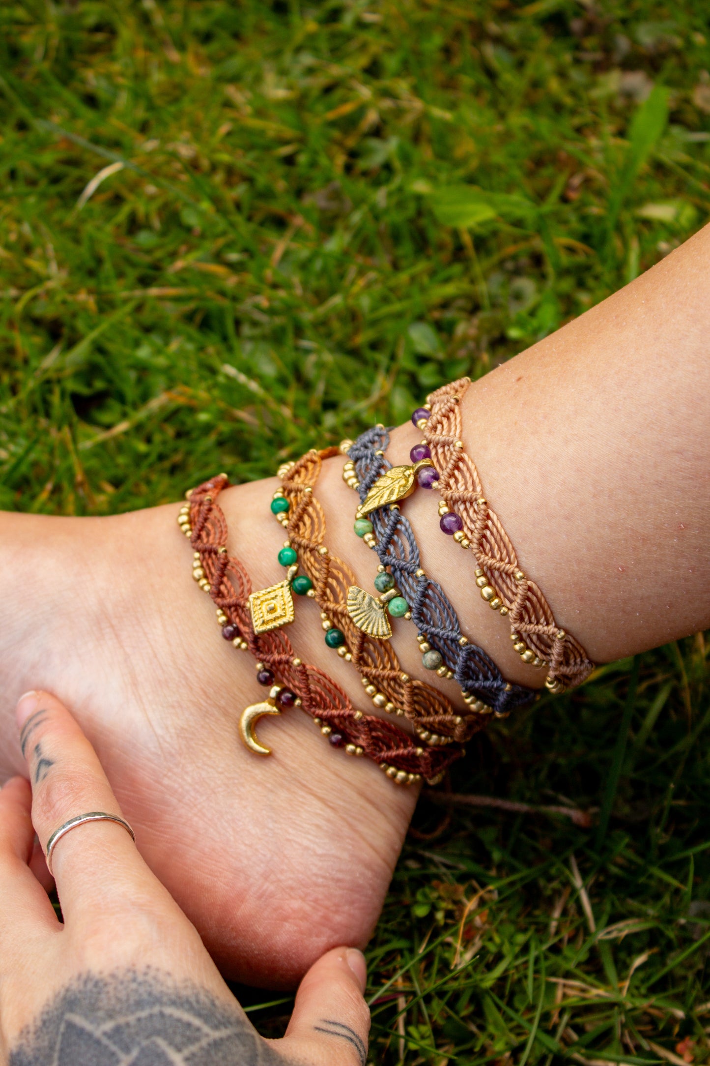 macrame anklet