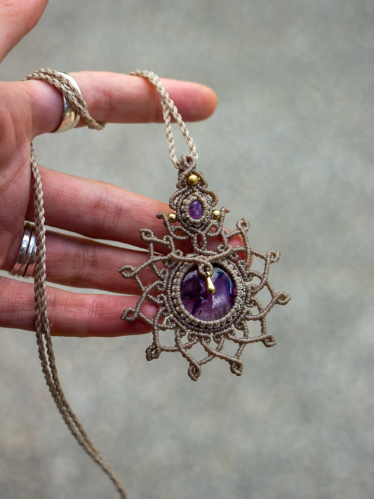 Amethyst necklace