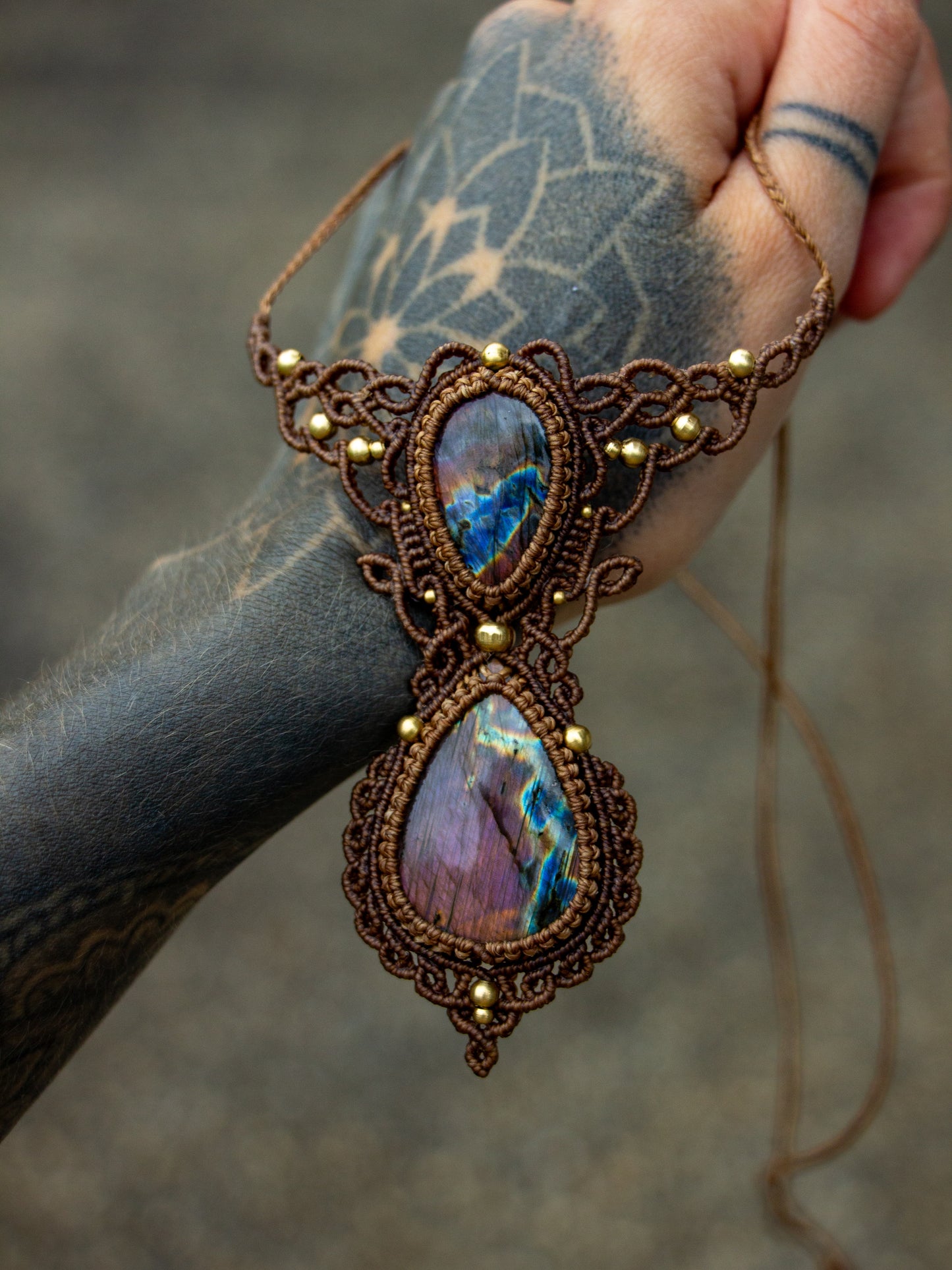 Labradorite necklace