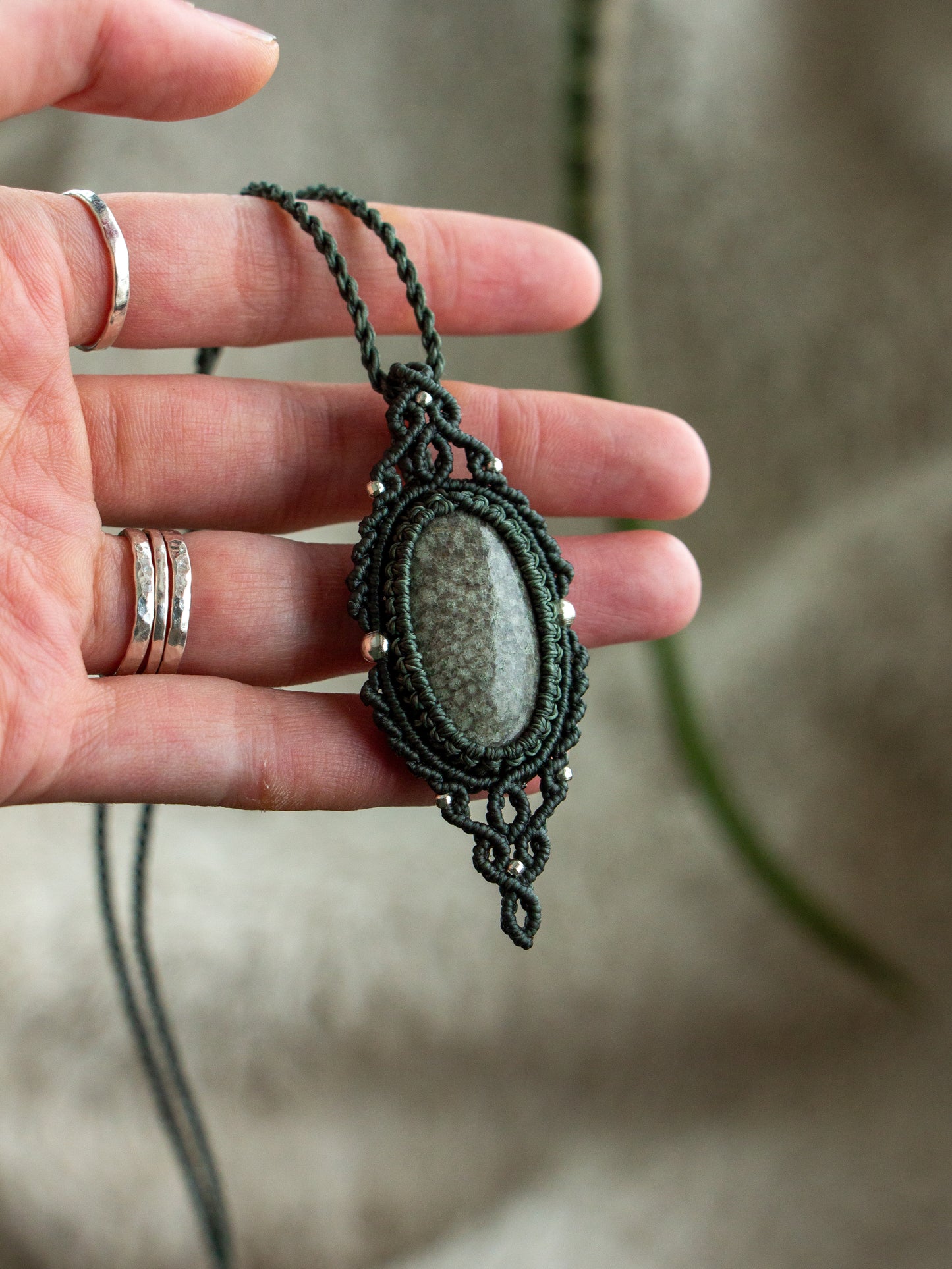 Coral Fossil necklace