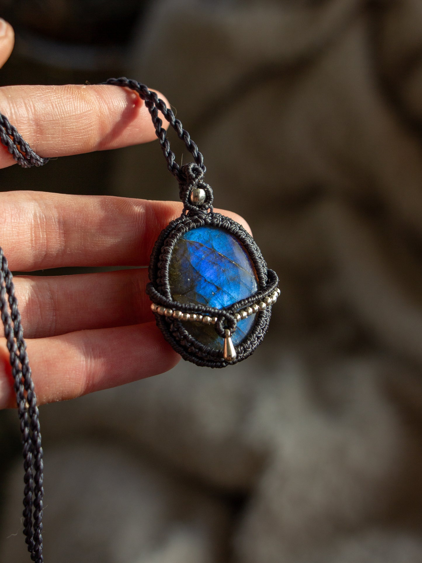 Labradorite necklace
