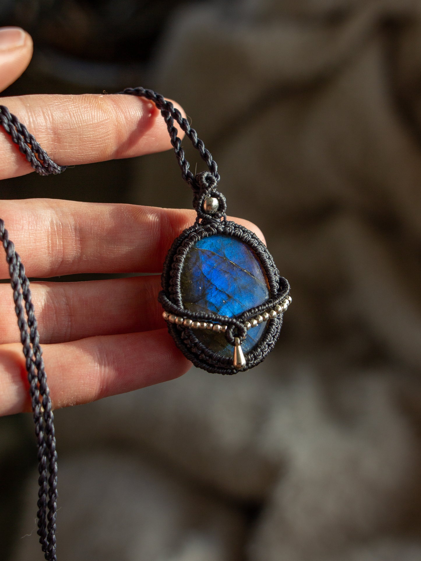 Labradorite necklace