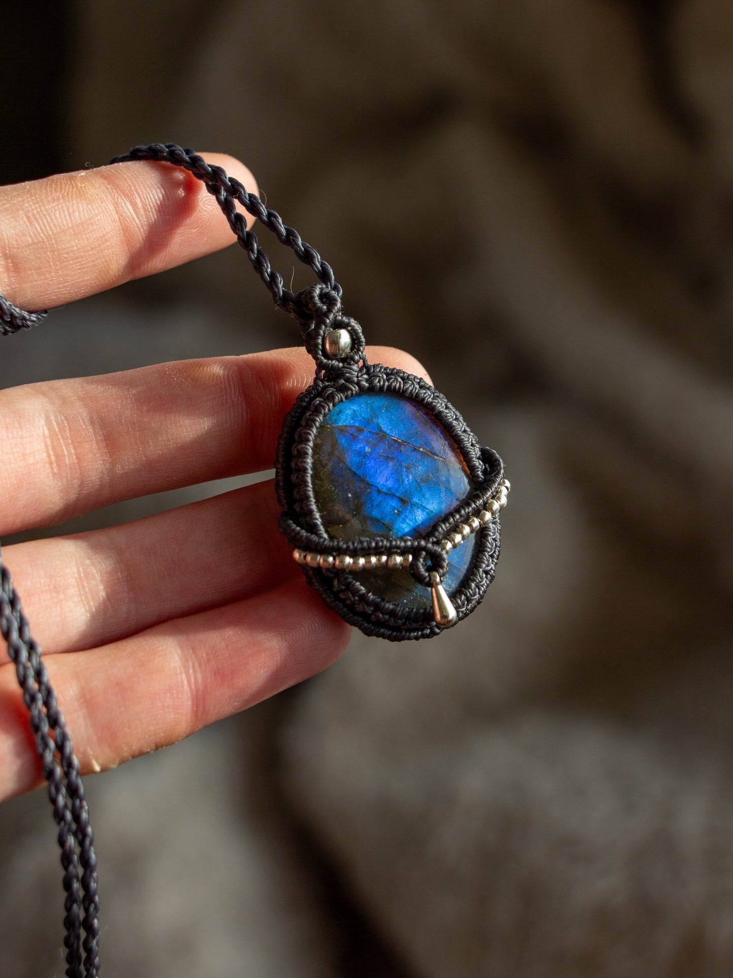 Labradorite necklace