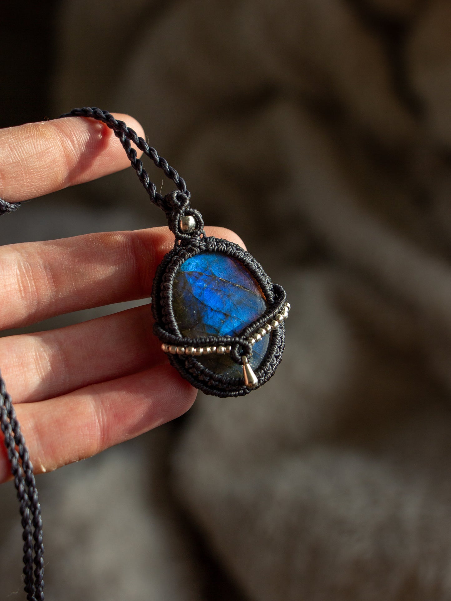 Labradorite necklace