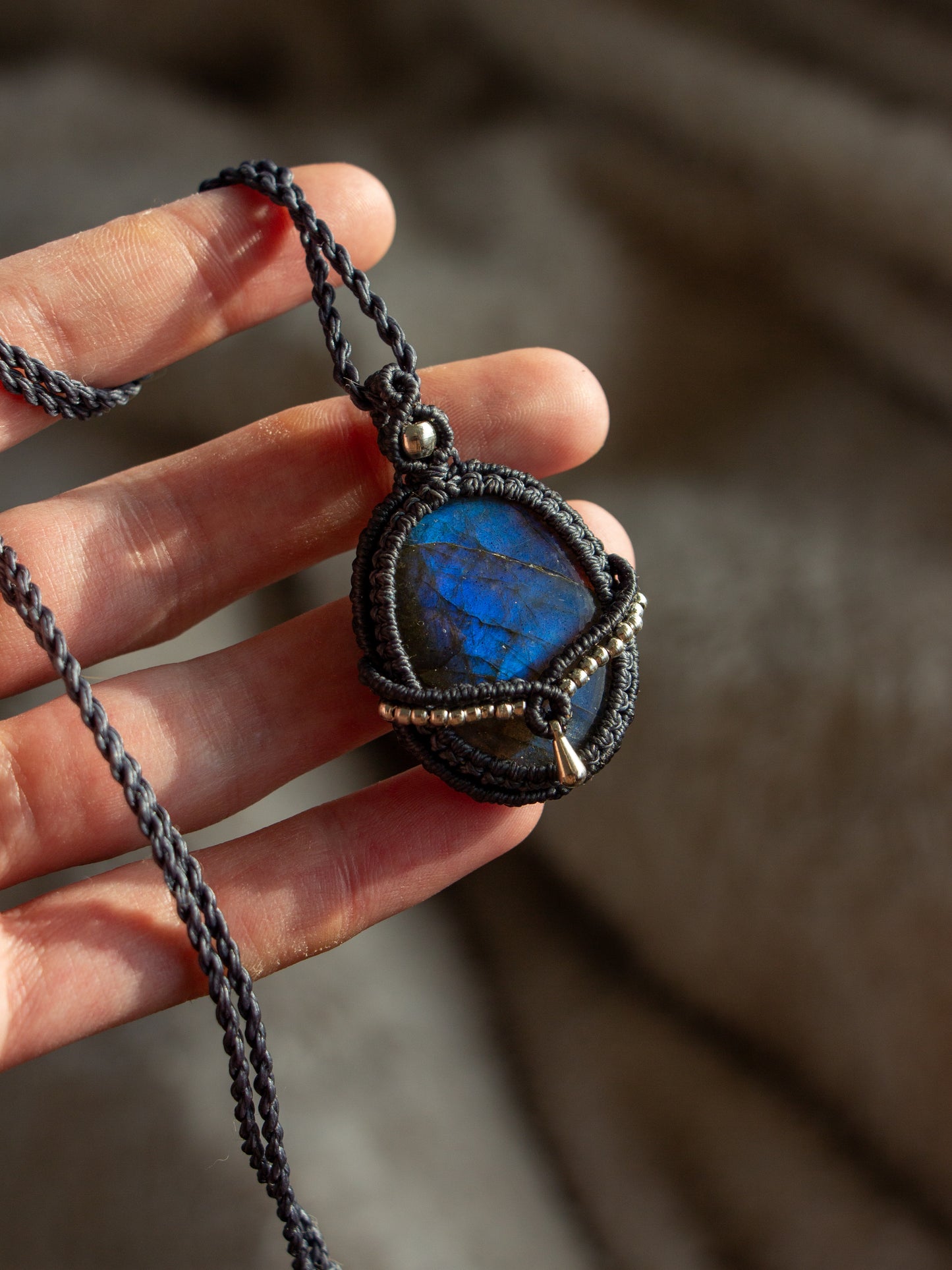 Labradorite necklace
