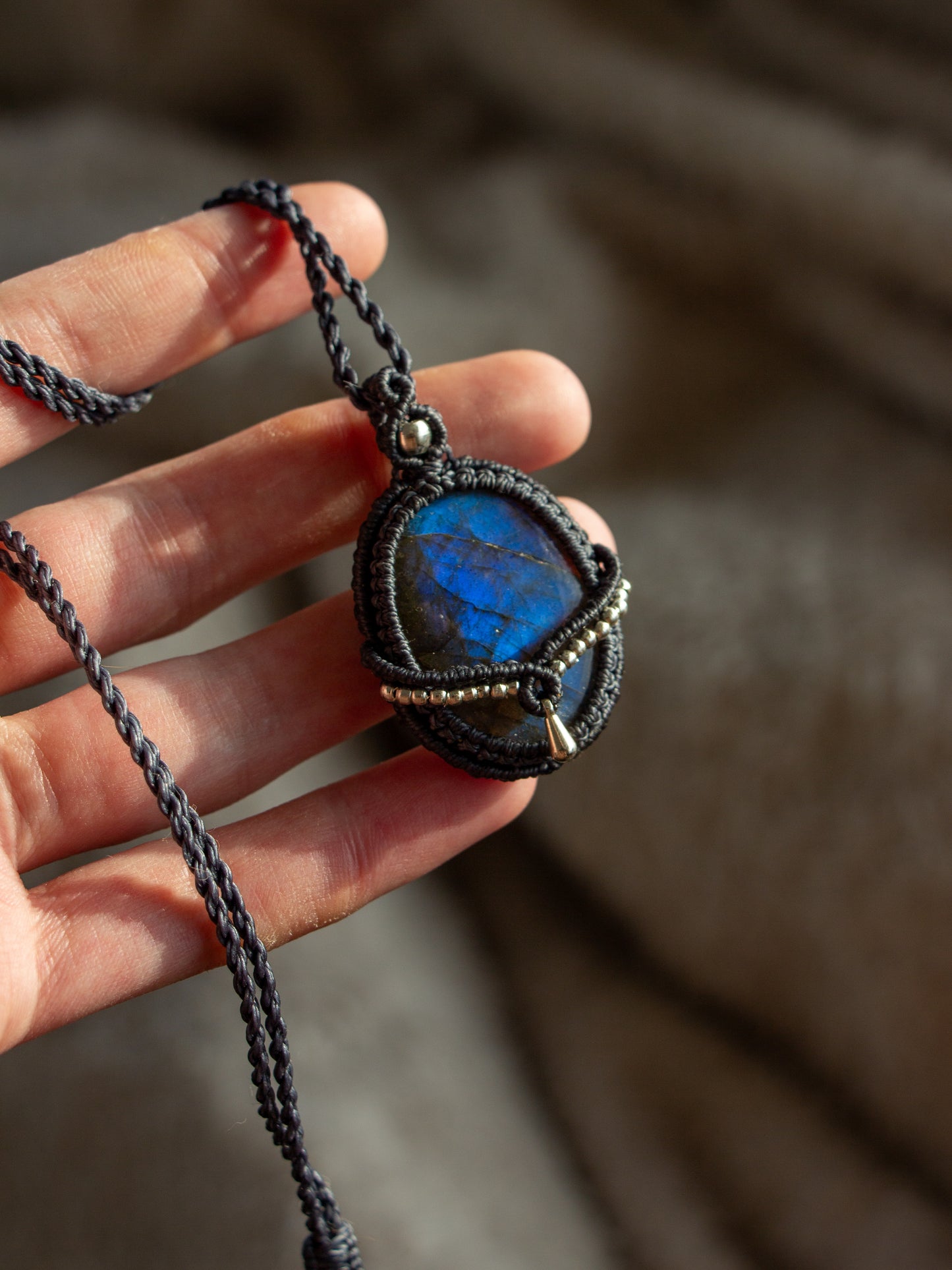Labradorite necklace