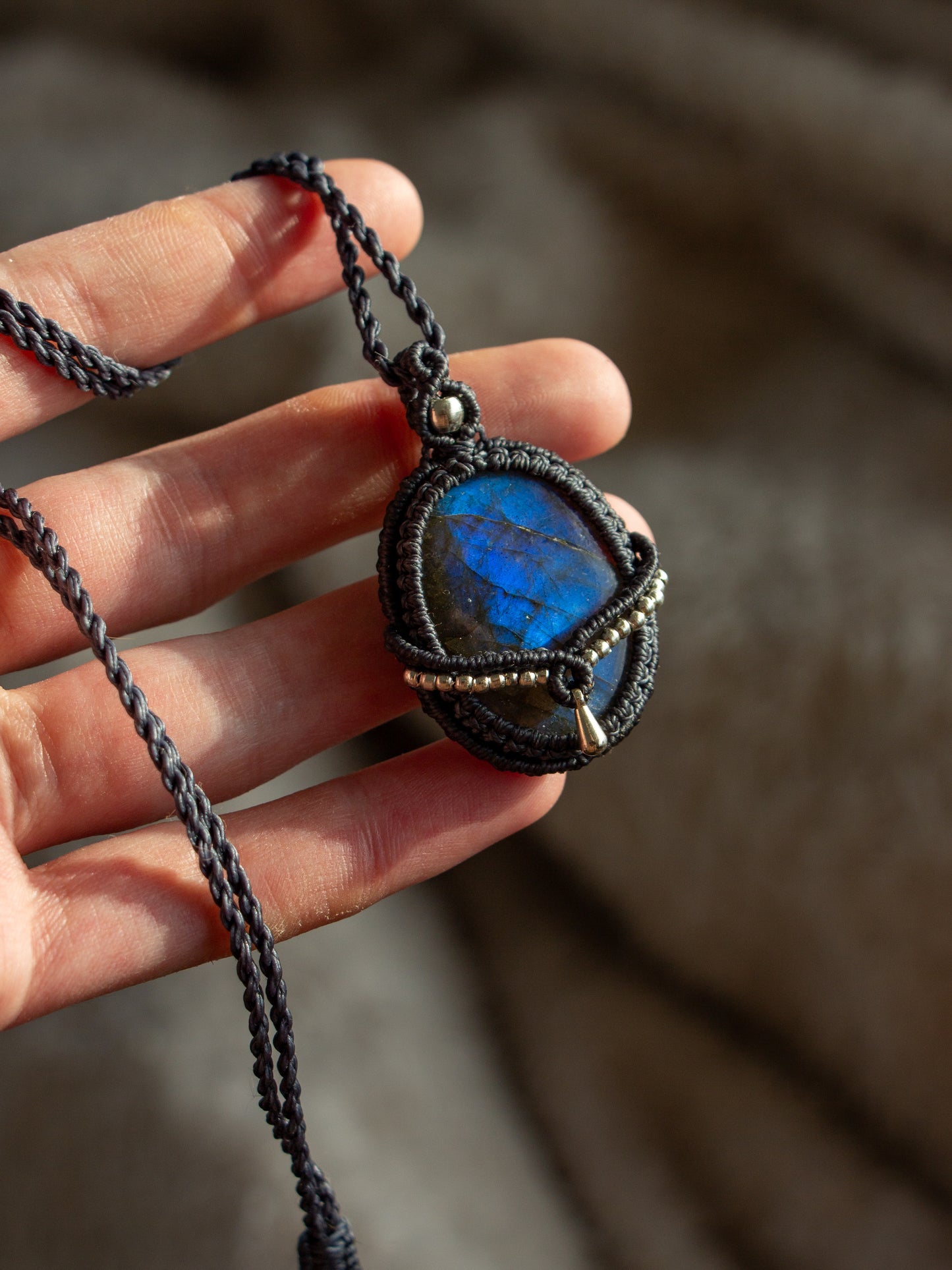 Labradorite necklace