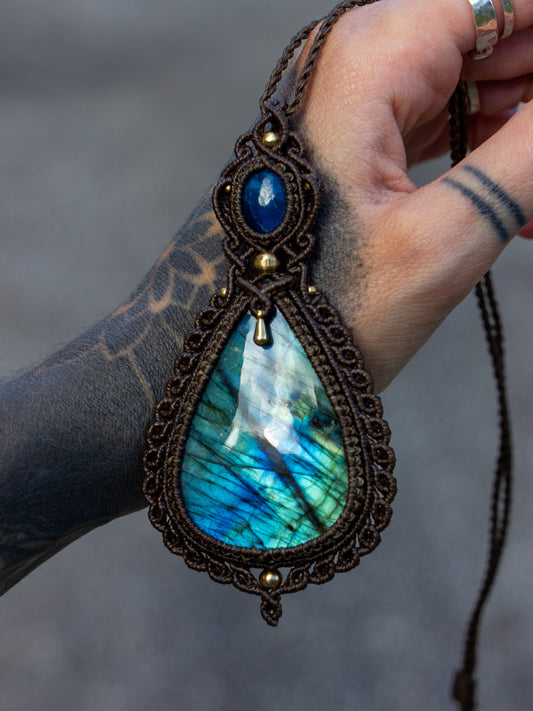 Labradorite & Apatite necklace