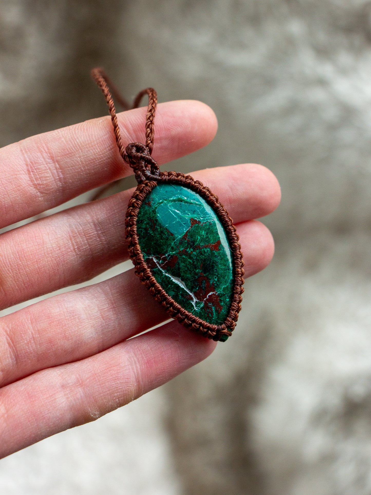 ~ affordables ~ simple macrame necklace