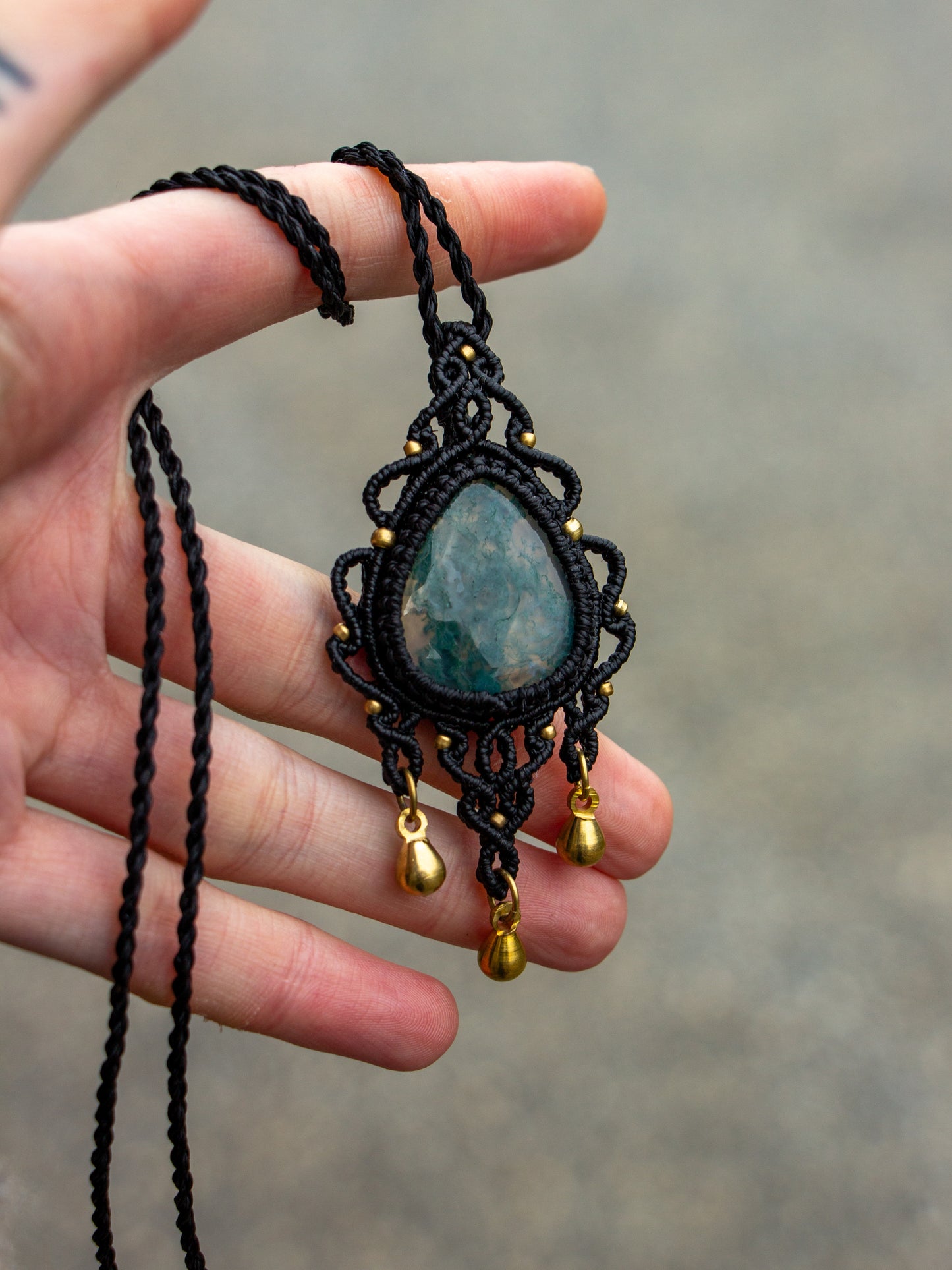 Moss Agate necklace
