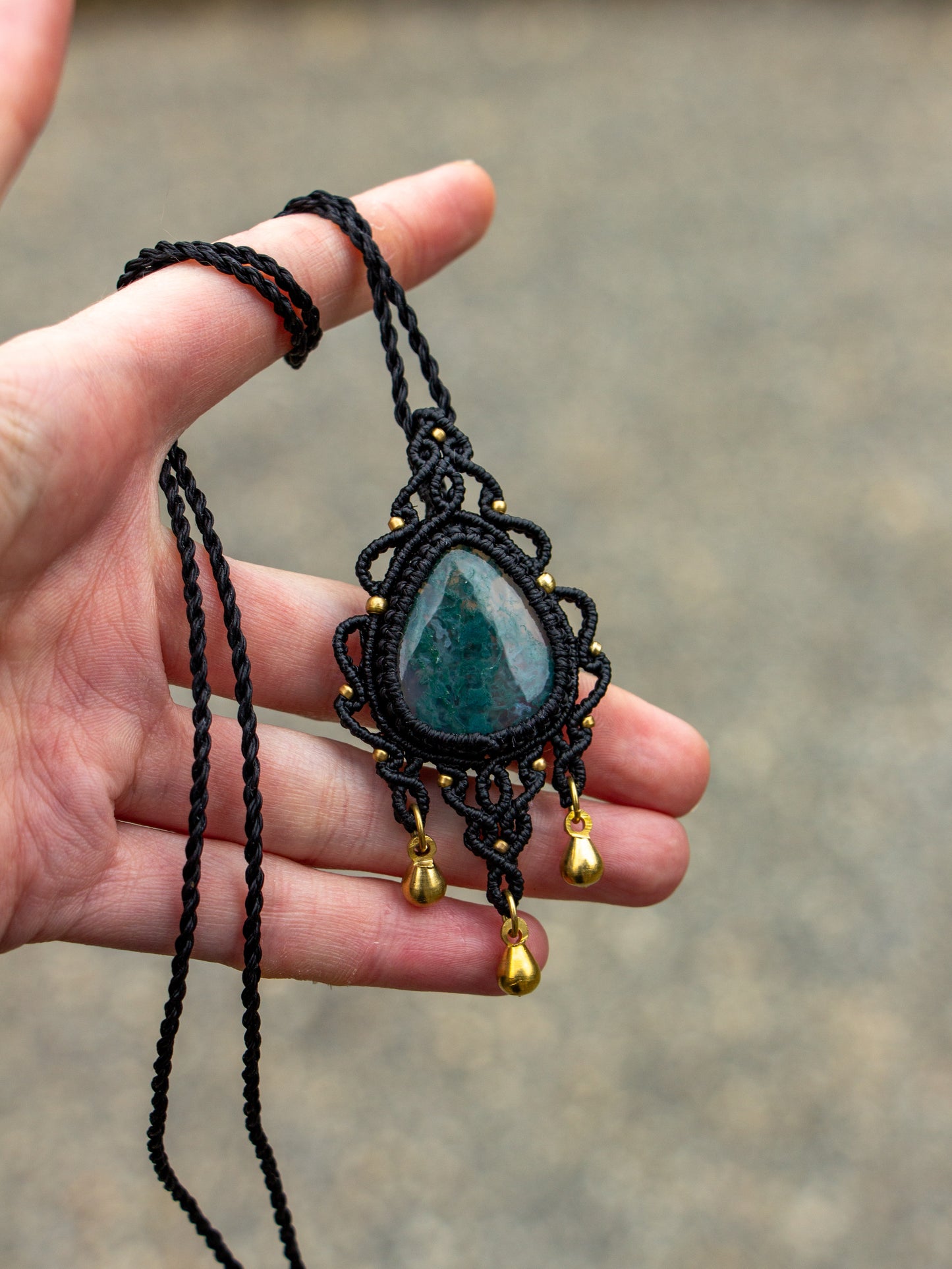 Moss Agate necklace