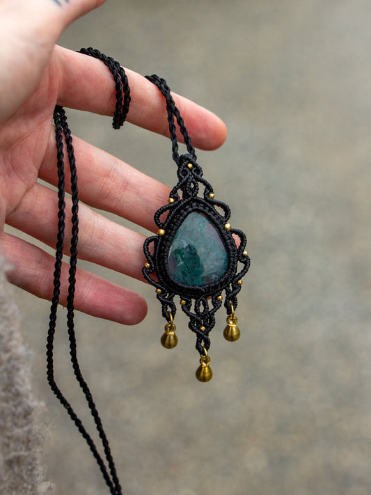Moss Agate necklace
