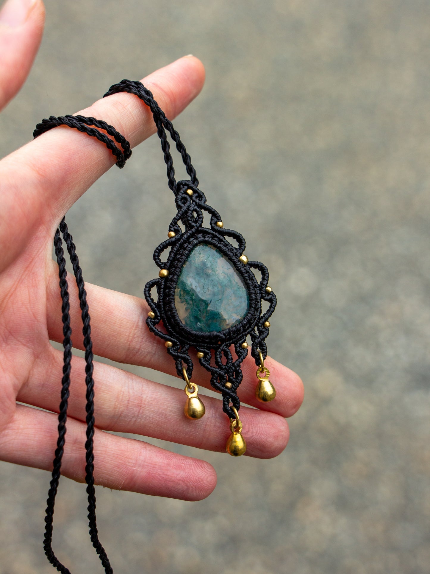 Moss Agate necklace