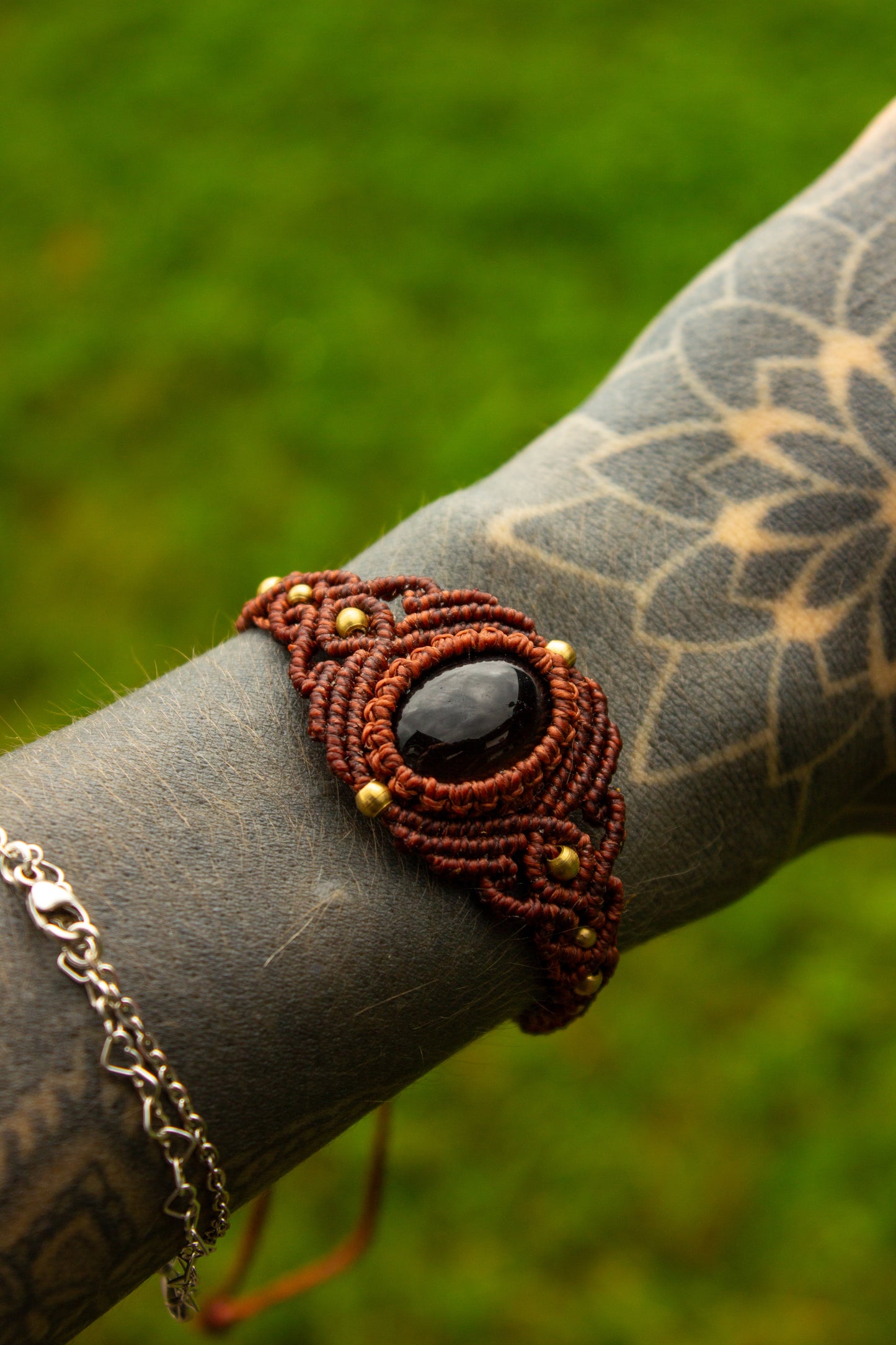 Smokey Quartz • macrame bracelet