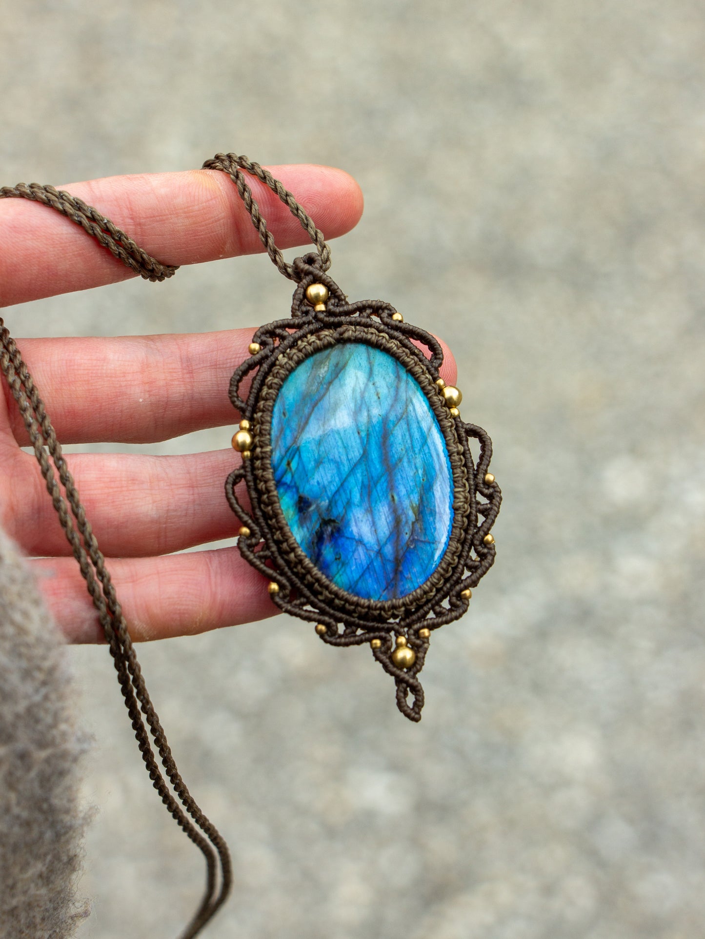 Labradorite necklace