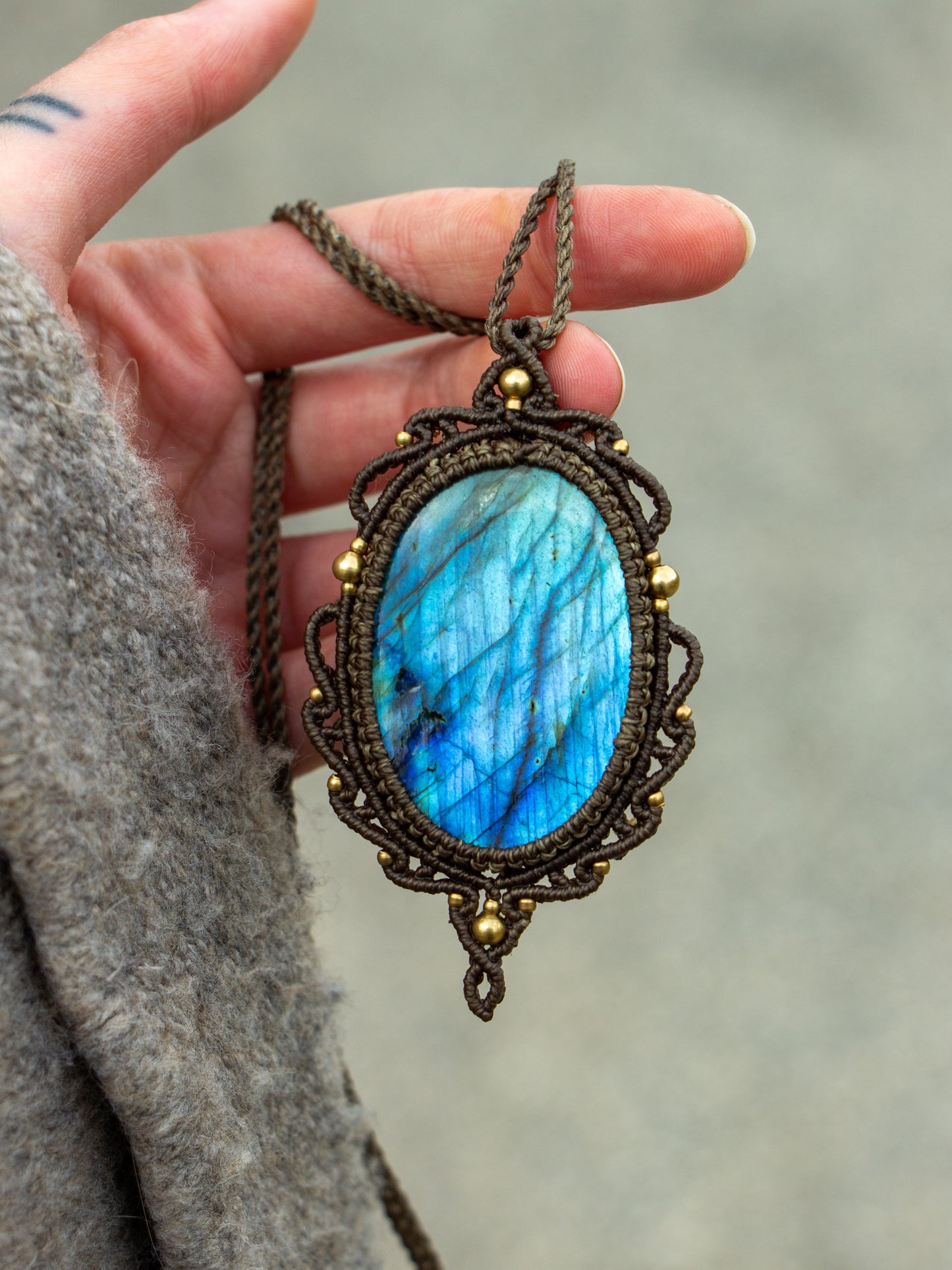 Labradorite necklace