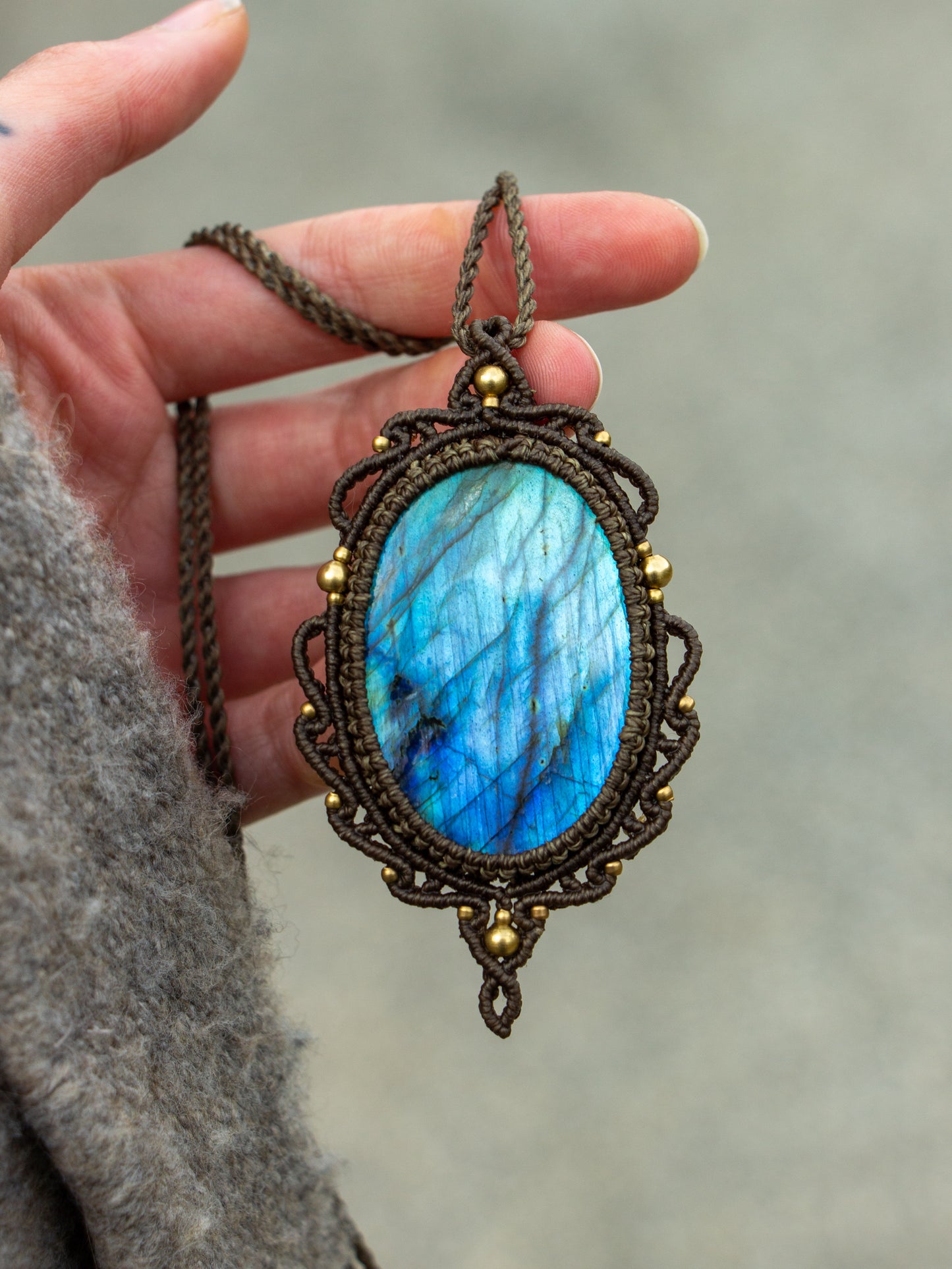 Labradorite necklace