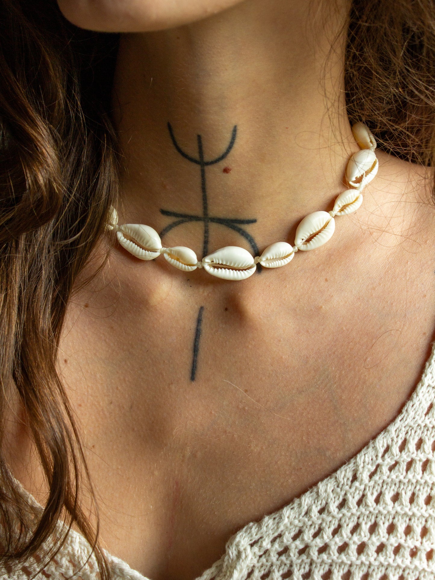 cowrie shell necklace