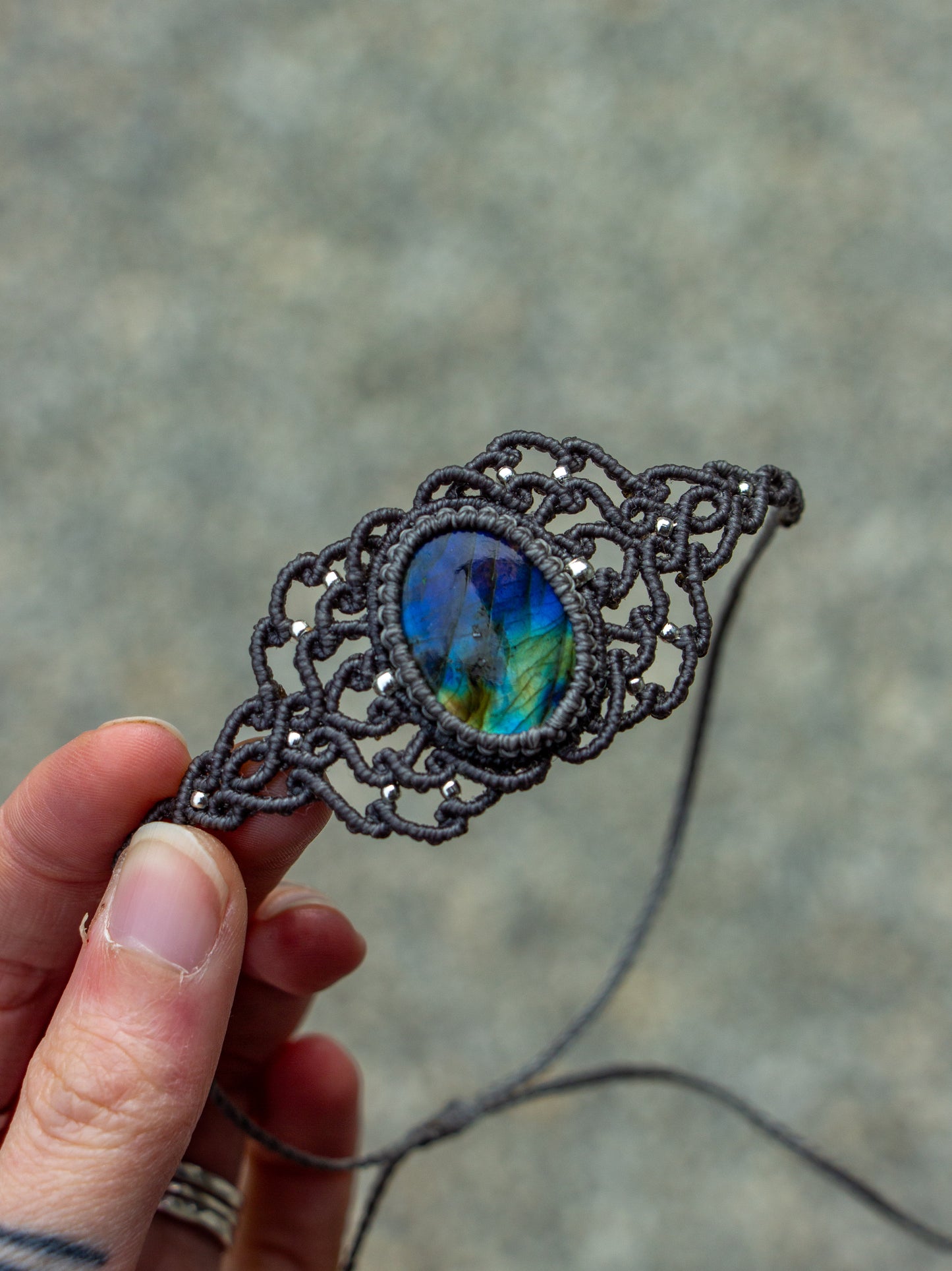 Labradorite bracelet