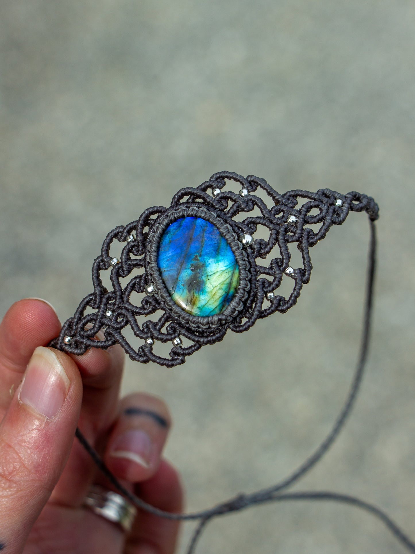 Labradorite bracelet