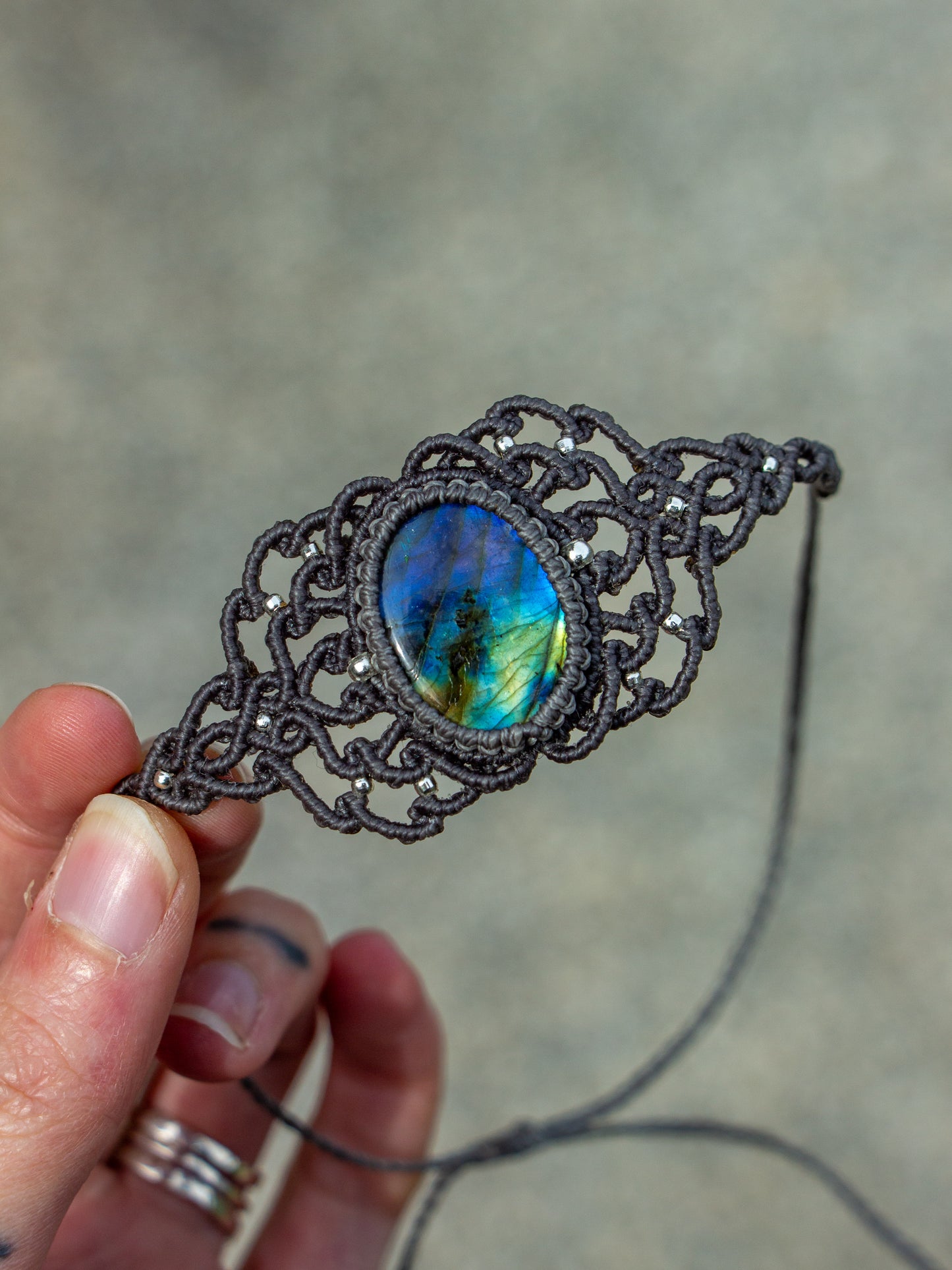 Labradorite bracelet