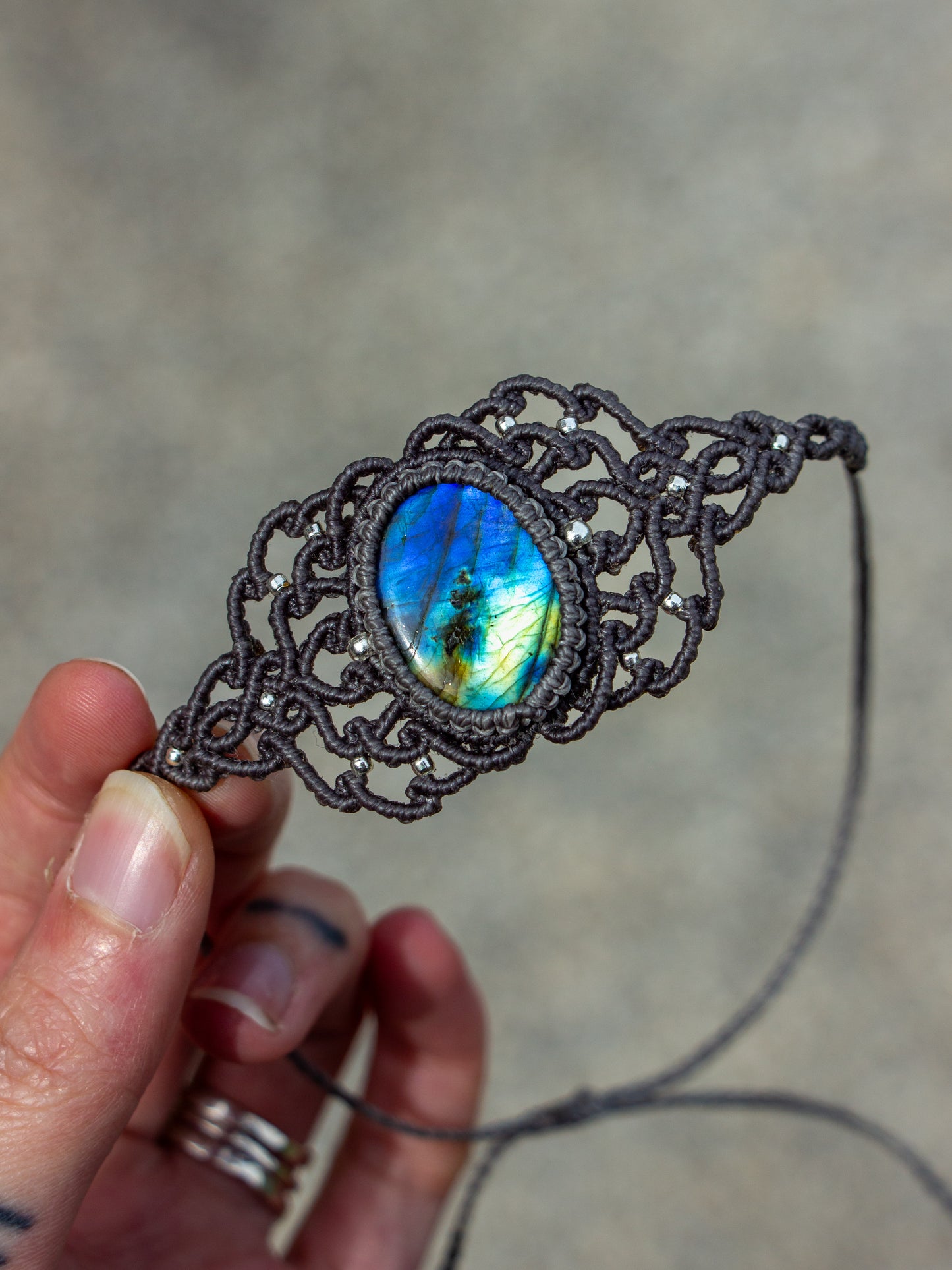 Labradorite bracelet