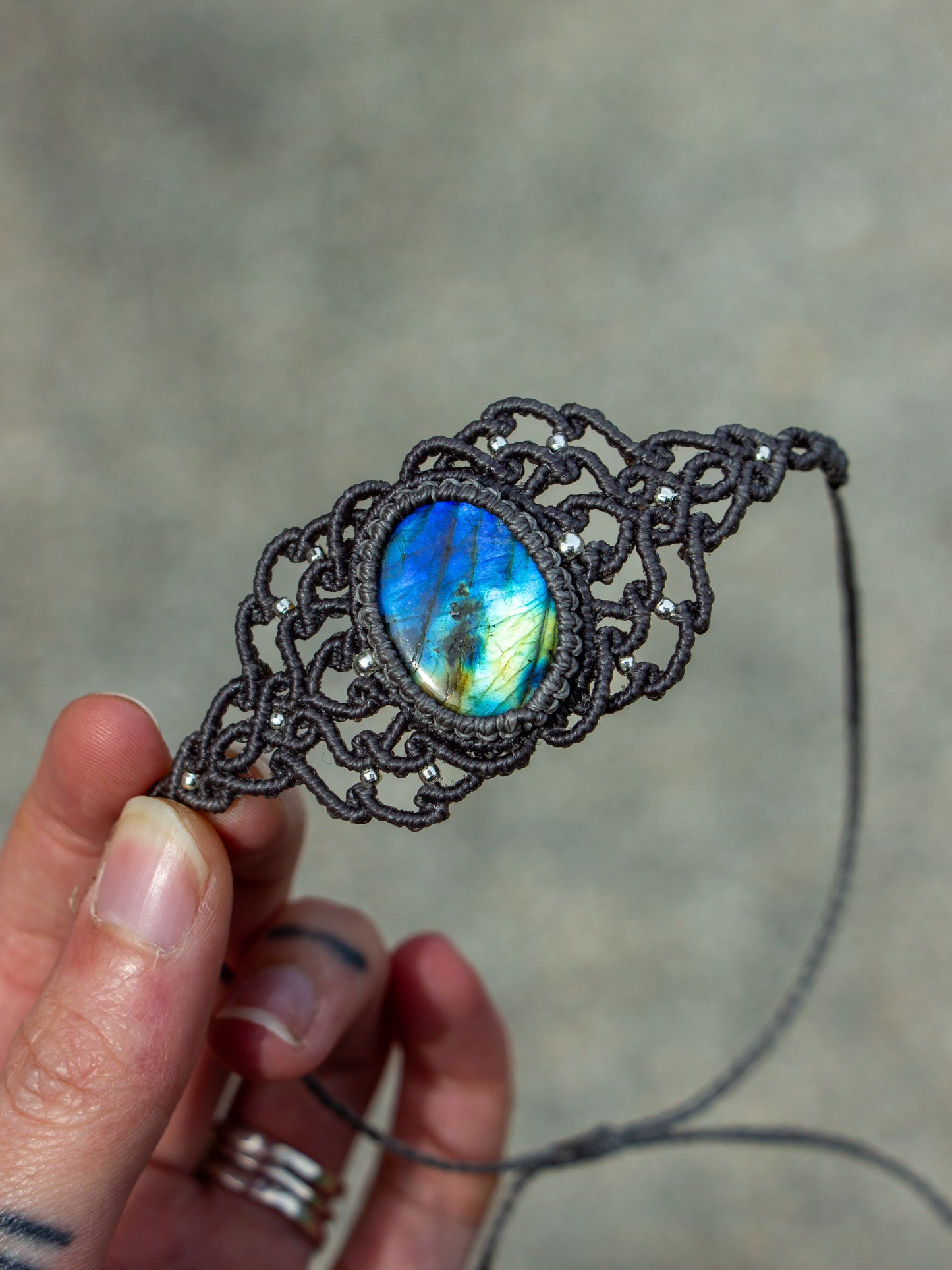 Labradorite bracelet