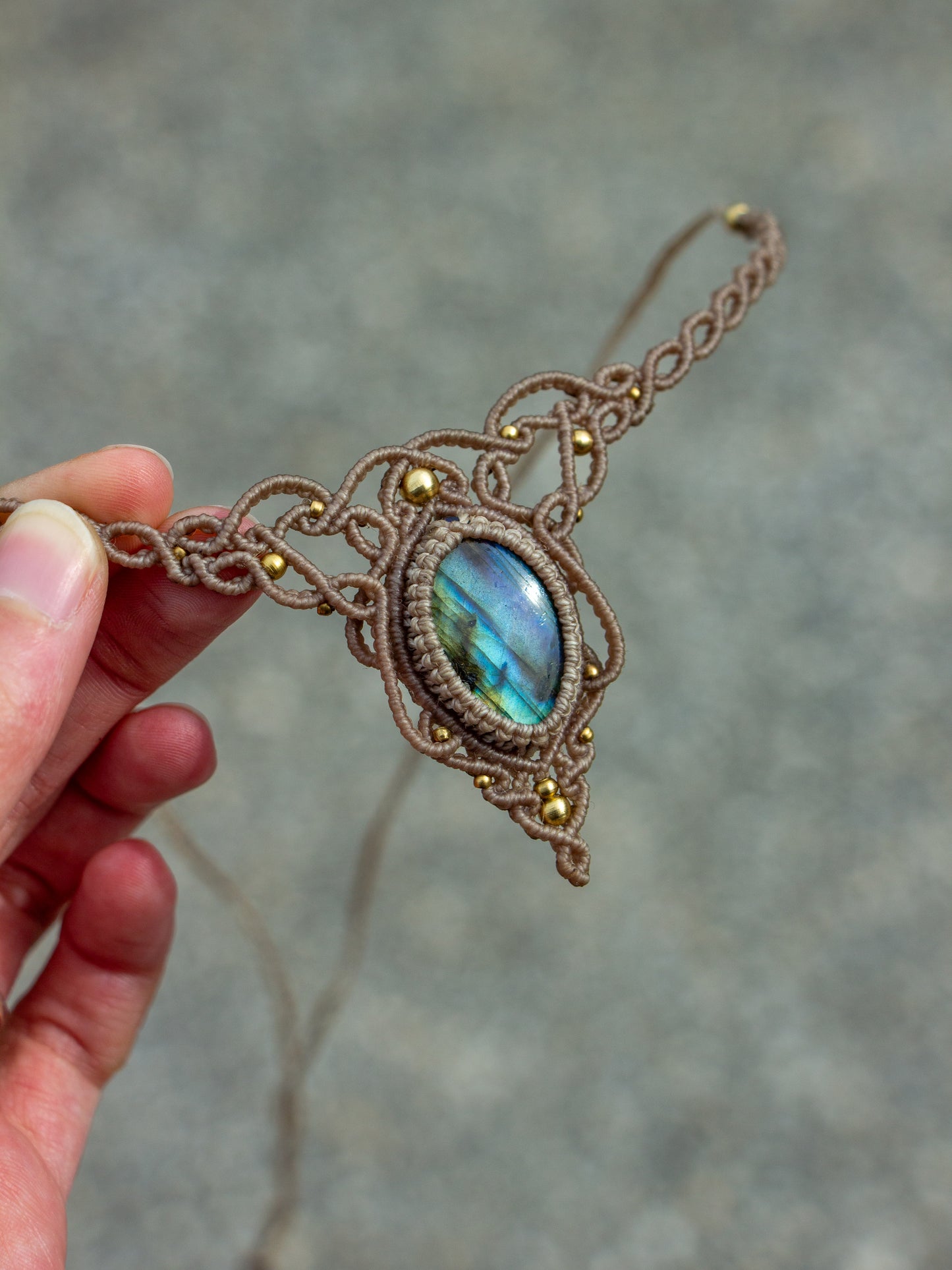 Labradorite necklace