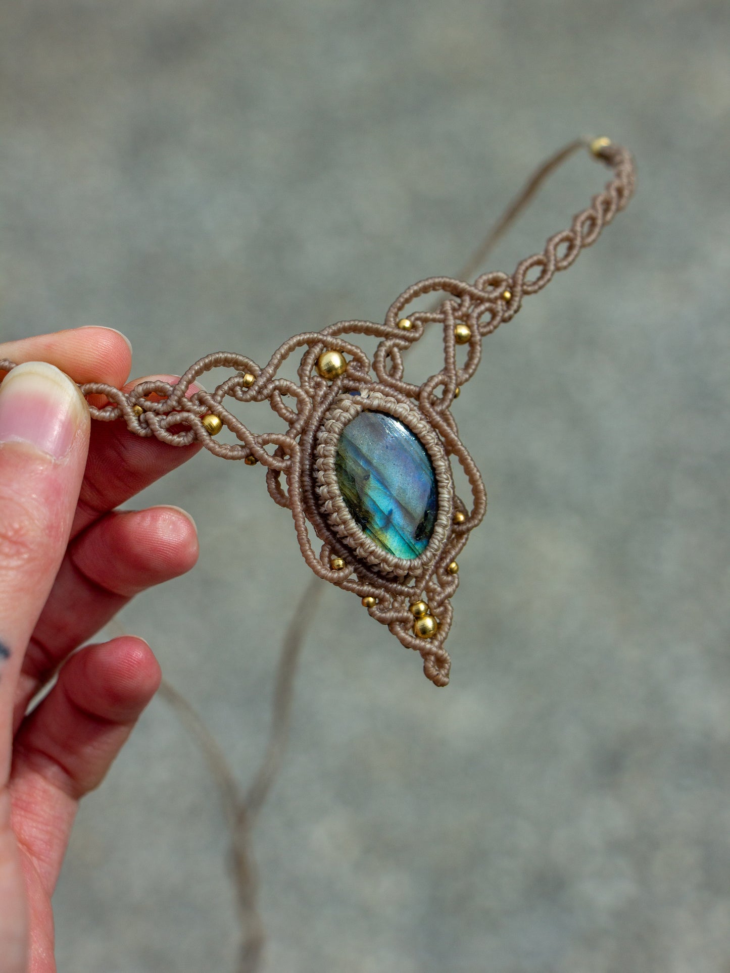 Labradorite necklace