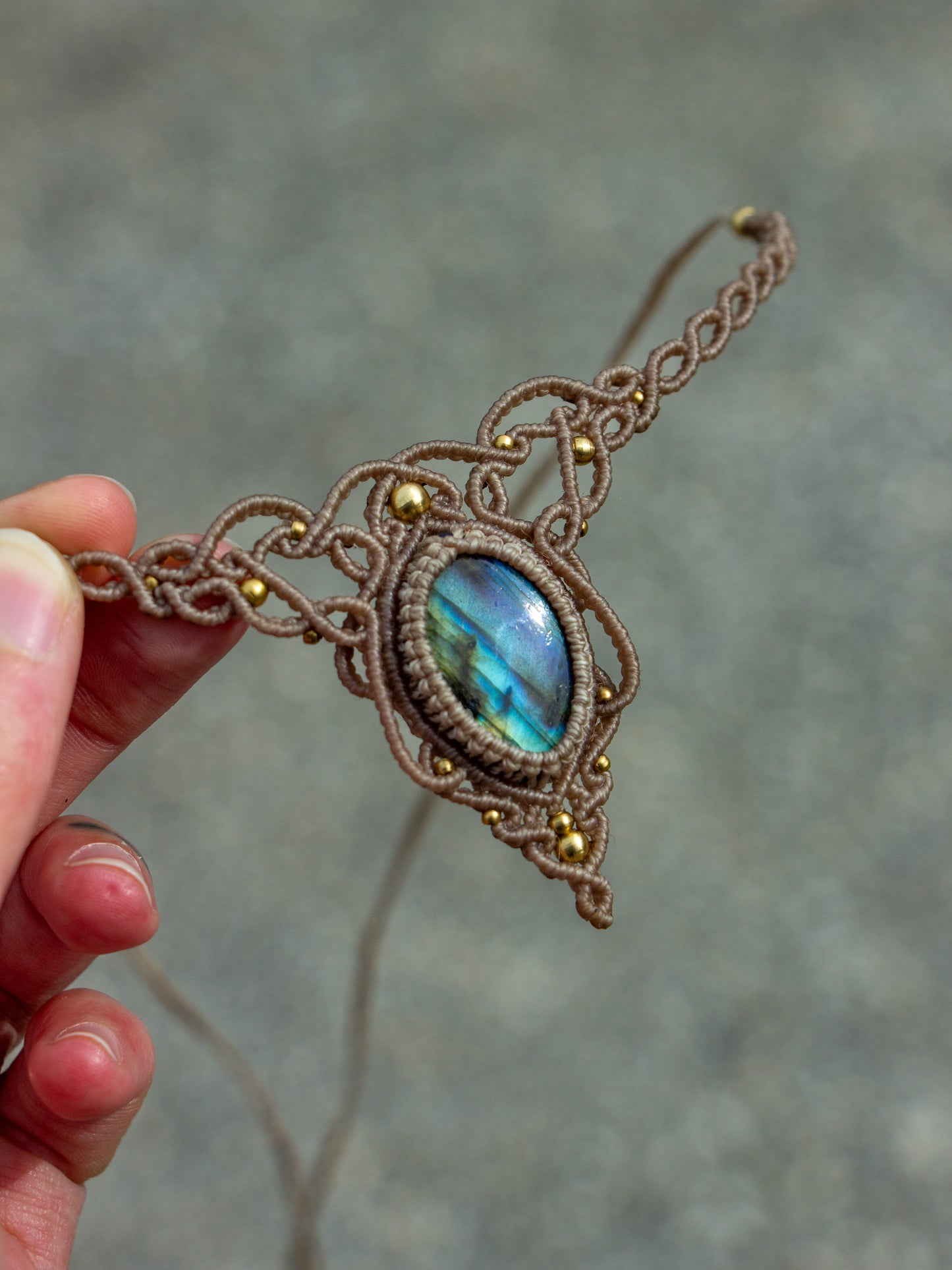 Labradorite necklace